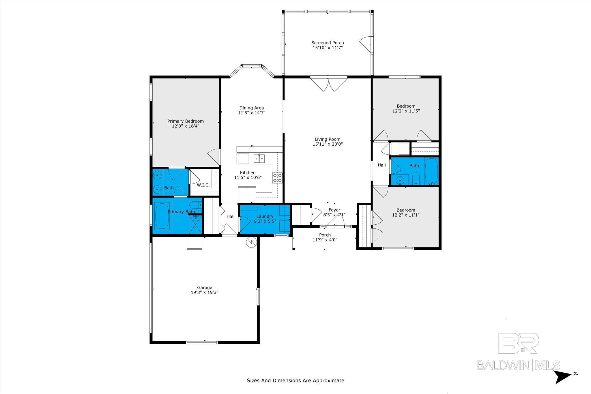 Homes for sale in Robertsdale, AL | 19885 Boulder Lane, Robertsdale, AL 36567 | MLS# 384125
