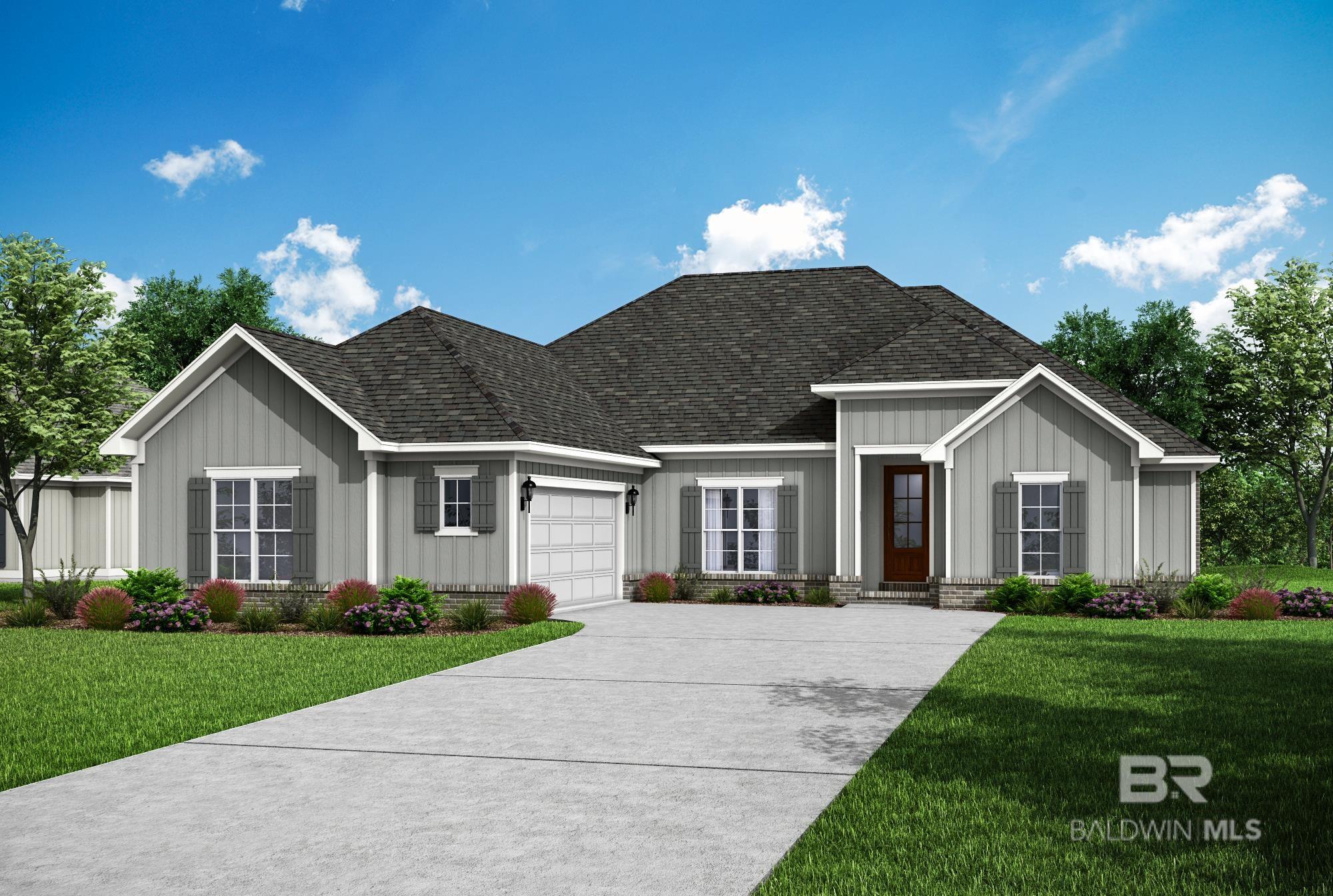 TheTruland ELM floor plan is waiting for you in beautiful French Settlement! Completion 3/2024. Seller will contribute up to $15,000 toward closing costs with preferred lender and/or upgrades when closing by 3/29/24!! Seller preferred lender offers reduced fixed interest rates. A space for every imaginable use, this house exudes luxury and comfort. Enter through the grand 8 foot wood door into the foyer. Open layout allows formal dining room to open to family/great room area and continuously flow into the chef’s kitchen. Gourmet kitchen boasts hardwood flooring, beautiful WHITE cabinetry, gorgeous granite counters, large work island, stainless steel gas range, dishwasher, and built-in wall mounted microwave. The bar overhang is perfect for entertaining and can easily seat guests with chairs or barstools. Convenient breakfast nook off the kitchen includes access to the large rear covered patio. Owners quarters boasts hardwood flooring and includes a spa-like lavish primary bathroom with beautiful soaking garden tub, frameless glass shower door, double vanities, tiled shower, linen closet and separate water closet. Enjoy huge primary closet, utilized by sturdy wood shelving. Floor plan showcases true“split” layout as two guest bedrooms and jack-and-jill style bath are on the opposing side of the home as the primary. Large laundry room with a freestanding sink and convenient “drop-zone” by door leading to garage. Call today for a tour of this home.  This home is situated in the Frech Settlement subdivision, just minutes from shopping, restaurants, and I-10! Enjoy many amenities in this community including pool and clubhouse. This Energy efficient home includes thermal doors, Energy Star rated double pane windows, and 14 SEER Carrier Heat Pump. A 1-year builder's warranty and 10-year structural warranty are included.  ***Pictures are of similar home and not necessarily of subject property, including interior and exterior colors, options, and finishes.
