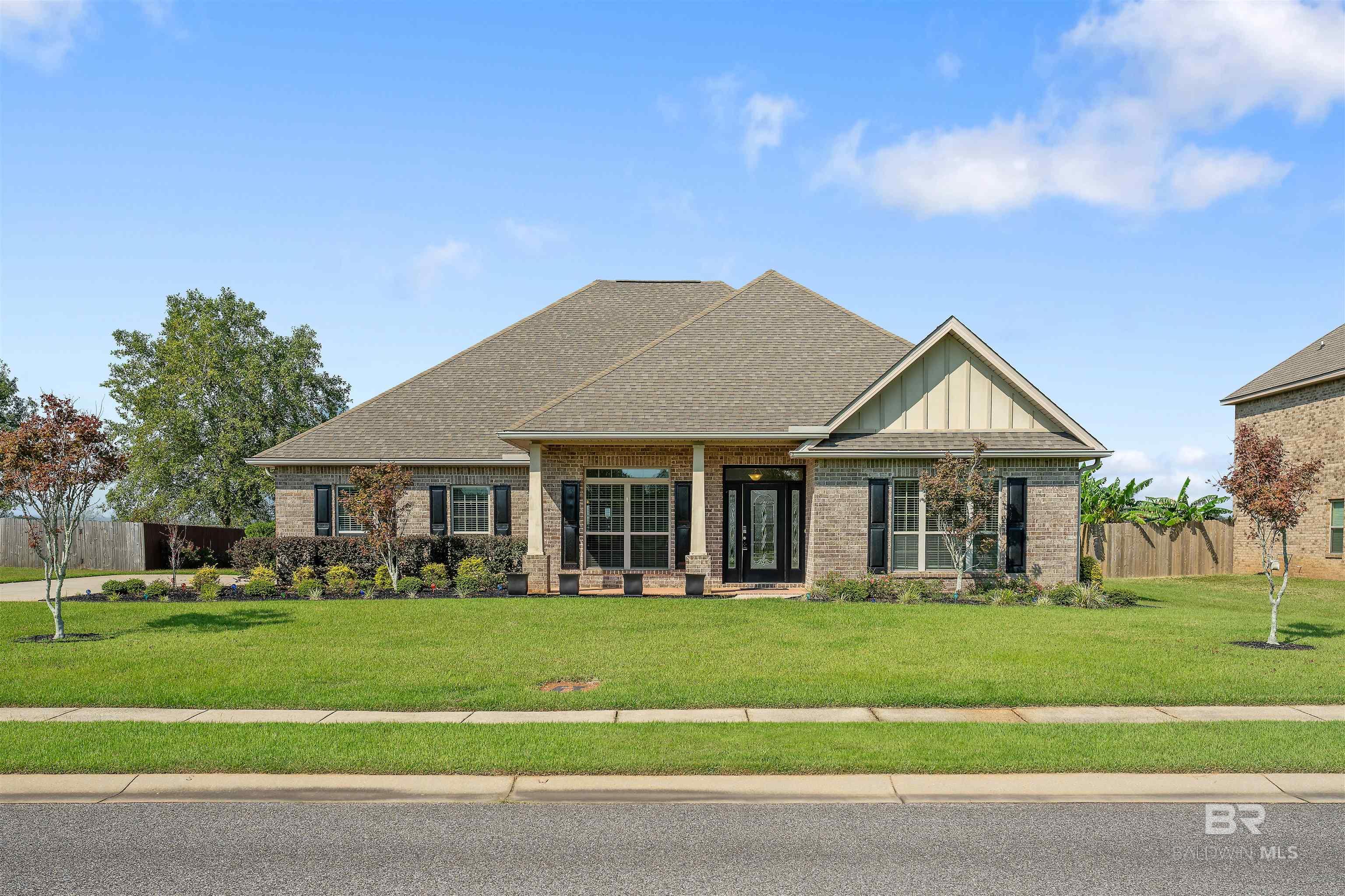 Single-story Brick Home in Oldfield featuring 5BR/3BA plus an Office!  Additionally, there is a separate Dining Room, Chef’s Kitchen with Center Island, Granite Countertops, Gas Range and New Refrigerator and Dishwasher, Primary Bath with Walk-in Tub and Separate Shower, Split Bedroom plan, attached Double Garage with 240-volt EV Charger, Beautiful covered Back Porch and Patio with a view overlooking an open field. Neighborhood Swimming Pool!  Hurry to see this well-maintained property today! All information provided is deemed reliable but not guaranteed. Buyer or buyer’s agent to verify all information. Buyer to verify all information during due diligence.