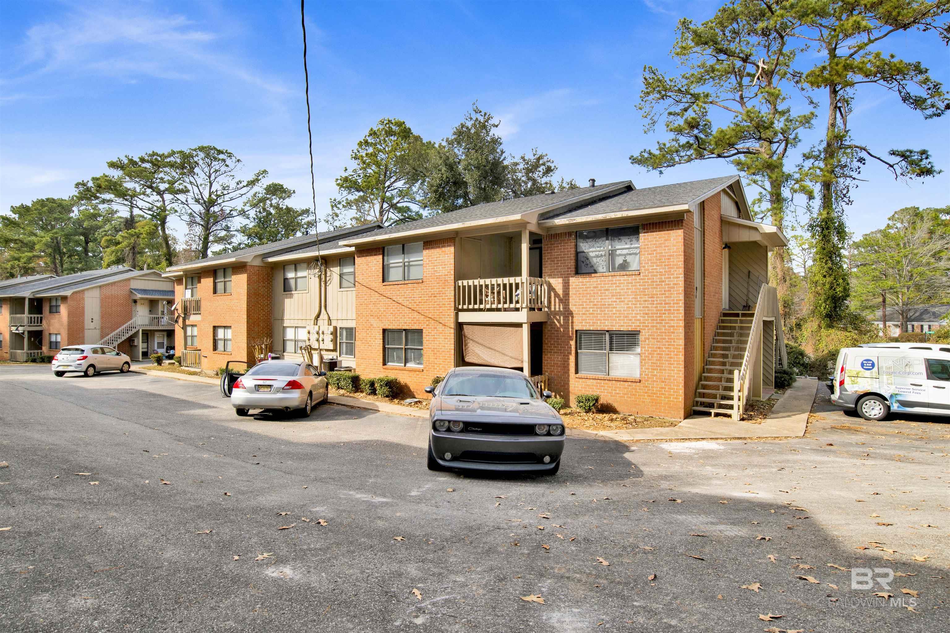 Fantastic Condo in a Prime Location! This well-maintained 2-bedroom, 1.5-bath ground floor unit offers convenience and comfort. Perfectly situated just a few minutes from I-10, with easy access to shopping, dining, and everything Daphne has to offer. The spacious main bedroom features a large walk-in closet and a vanity area separate from the shower and toilet. Enjoy a peaceful, covered deck right off the living and dining areas—ideal for relaxation.The community also offers a pool for residents. Buyer to verify all information during due diligence.