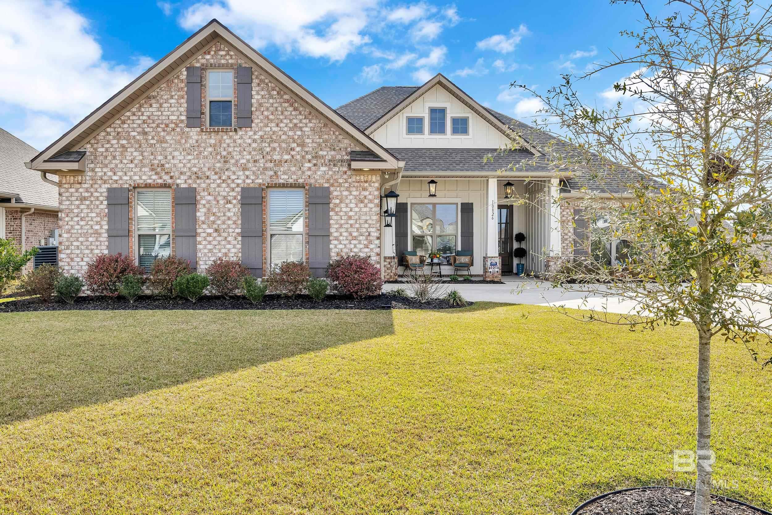 This stunning Truland home with the Florence floor plan is a 4/3 open concept plan with split bedrooms with walk in closets and a bonus “keeping room” off the kitchen that can be used as a flex space limited only by your imagination! The current owners use it as a den overlooking the beautiful pond. Enjoy your favorite beverage in the large screened in porch which also overlooks the pond. The chef’s kitchen features stainless steel appliances and upgraded blue dunes granite countertops. The primary suite features a generously sized bedroom with a sitting area, beautiful wood floors, and a bathroom with a separate tiled shower, soaking tub and two walk in closets. The home is Gold Fortified and has a sprinkler system with up to six programmable settings. Add to that a Ring doorbell, keyless entry and a smart thermostat. All furnishings with a few exceptions are negotiable separately which would make this home truly turnkey and move-in-ready. Grab your favorite realtor and see this exquisite home before it’s gone! Buyer to verify all information during due diligence.