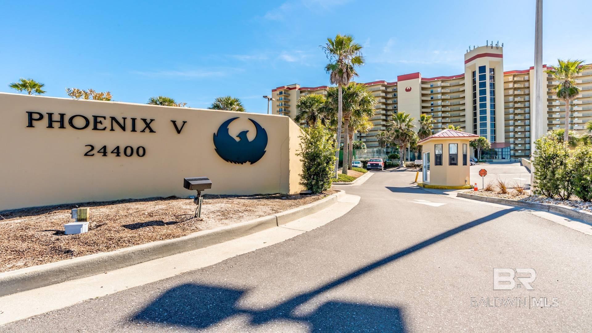 Gorgeous 3bed/2bath Direct Gulf Front condo with HIGH CEILINGS in the popular Phoenix V! Phoenix V #003 comes with DEEDED parking spot #P-60, located steps from the condo. This ground floor unit will allow you to enjoy views of the pool and sugar white beaches of the Gulf of America! Access the private patio from the living room or master bedroom. The first floor balcony provides immediate access from the patio to the outdoor swimming pool. This condo has crown molding and tile flooring throughout. Kitchen is fully equipped with stainless steel appliances, backsplash, granite, and more! The complex is loaded with amenities that include indoor/outdoor pools, splash pad, hot tubs, tennis/racquet ball, BBQ area, gazebo, and more! Buyer to verify all information during due diligence.
