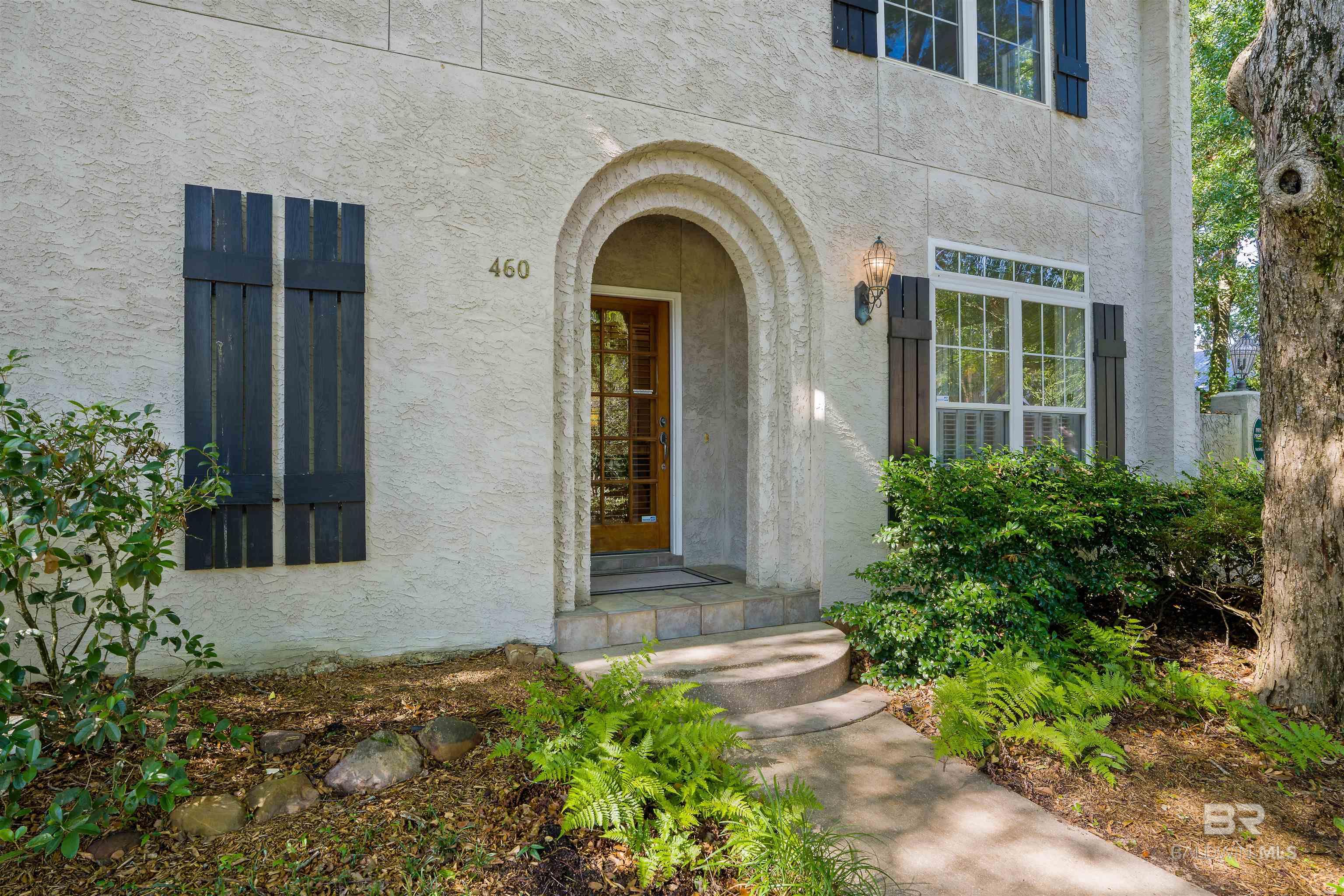 Seller says Bring Offers! Discover the epitome of Fairhope living with this rare 2-bedroom, 2.5-bathroom condo located in the heart of town! With convenience and charm, this home has stunning hardwood floors throughout the downstairs area. The kitchen is a culinary dream with a gas stove, granite countertops, and ample cabinet space. An open concept design in the living and dining areas welcomes natural light, creating a bright and inviting atmosphere. Upstairs, you'll find both the primary and second bedrooms, each with its own attached full bathroom, offering comfort and privacy. Additionally upstairs is an office and laundry. This condo is ideal for those seeking modern amenities in a prime location. Don't miss the opportunity to make this stylish Fairhope retreat your new home!  Buyer to verify all information during due diligence.
