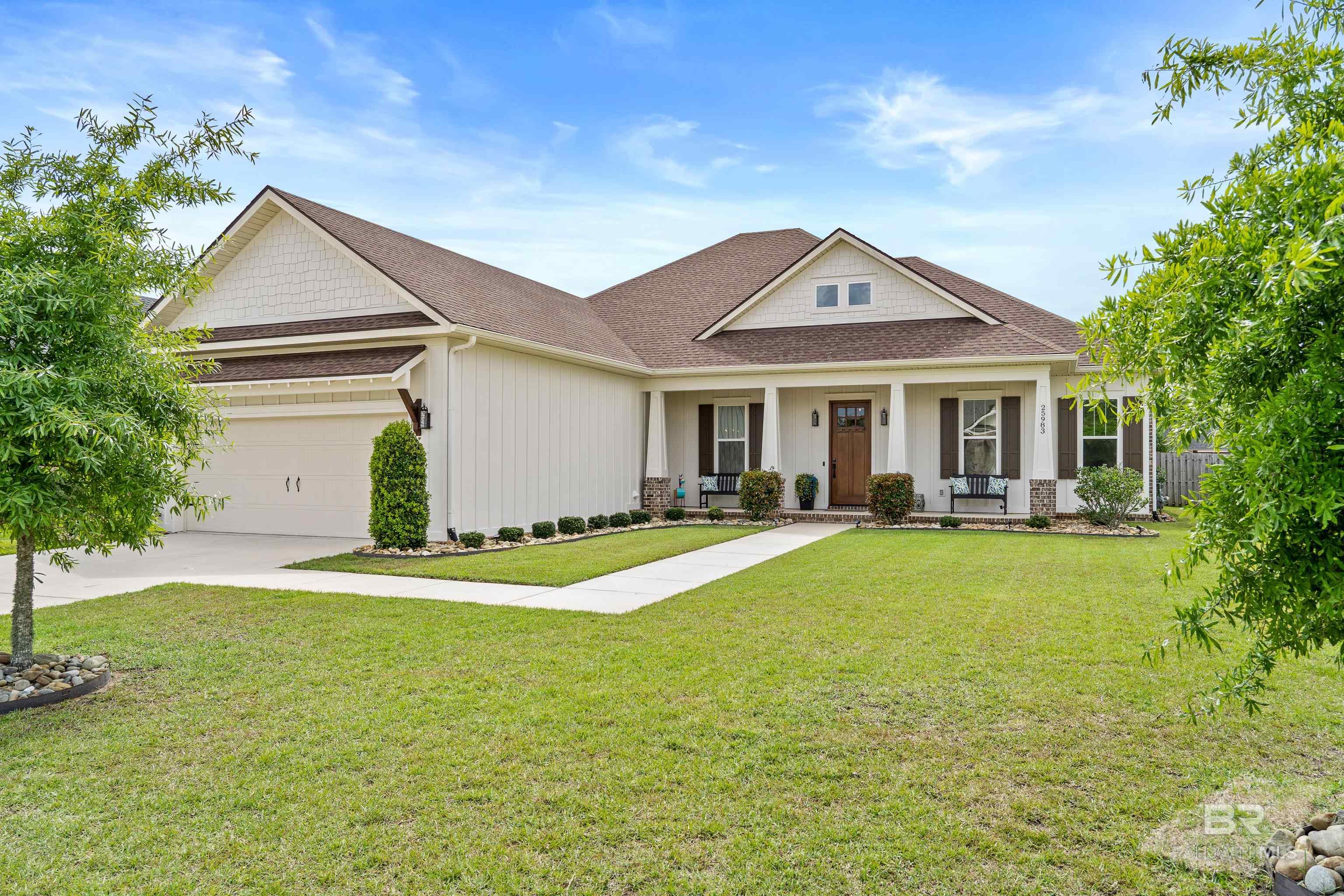 Immaculate Custom-Built Showstopper by ARK Builders – Move-In Ready! Welcome to this exceptional custom home in a quiet, one-street subdivision, crafted by the renowned ARK Builders in 2019. Designed with attention to every detail, this 4-bedroom, 3-bathroom residence offers the perfect blend of luxury, function, and timeless style.   From the moment you step inside, you’ll be impressed by the 10-foot ceilings, 8-foot doors, CUSTOM trim, and designer finishes throughout, including shiplap accents, QUARTZ countertops, and custom cabinetry. The open-concept layout is ideal for both everyday living and entertaining, featuring POCKET doors for added elegance and efficiency. Additionally, the GARAGE IS GENEROUSLY PORPORTIONED and able to park your FAVORITE SUV -measurements(7ft H x 18ft W door) & 27 ft depth on Left side of garage.   The primary suite is a true retreat, boasting a MASSIVE DOUBLE WALK-IN SHOWER, that’s as luxurious as it is spacious—truly a must-see. Enjoy the comfort of tankless hot water, the peace of mind of a WHOLE-HOME GENERATOR, and the energy savings from this GOLD FORTIFIED construction.   Step outside to your oversized SCREENED-IN back porch, overlooking a privacy-fenced backyard with plenty of space—perfect for adding a pool or creating your dream outdoor oasis. This home has been meticulously maintained and looks like it’s barely been lived in. Don’t miss your chance to own this move-in ready masterpiece—schedule your private tour today! Buyer or Buyer's agent to verify all information deemed important during the contingency period.  Buyer to verify all information during due diligence.