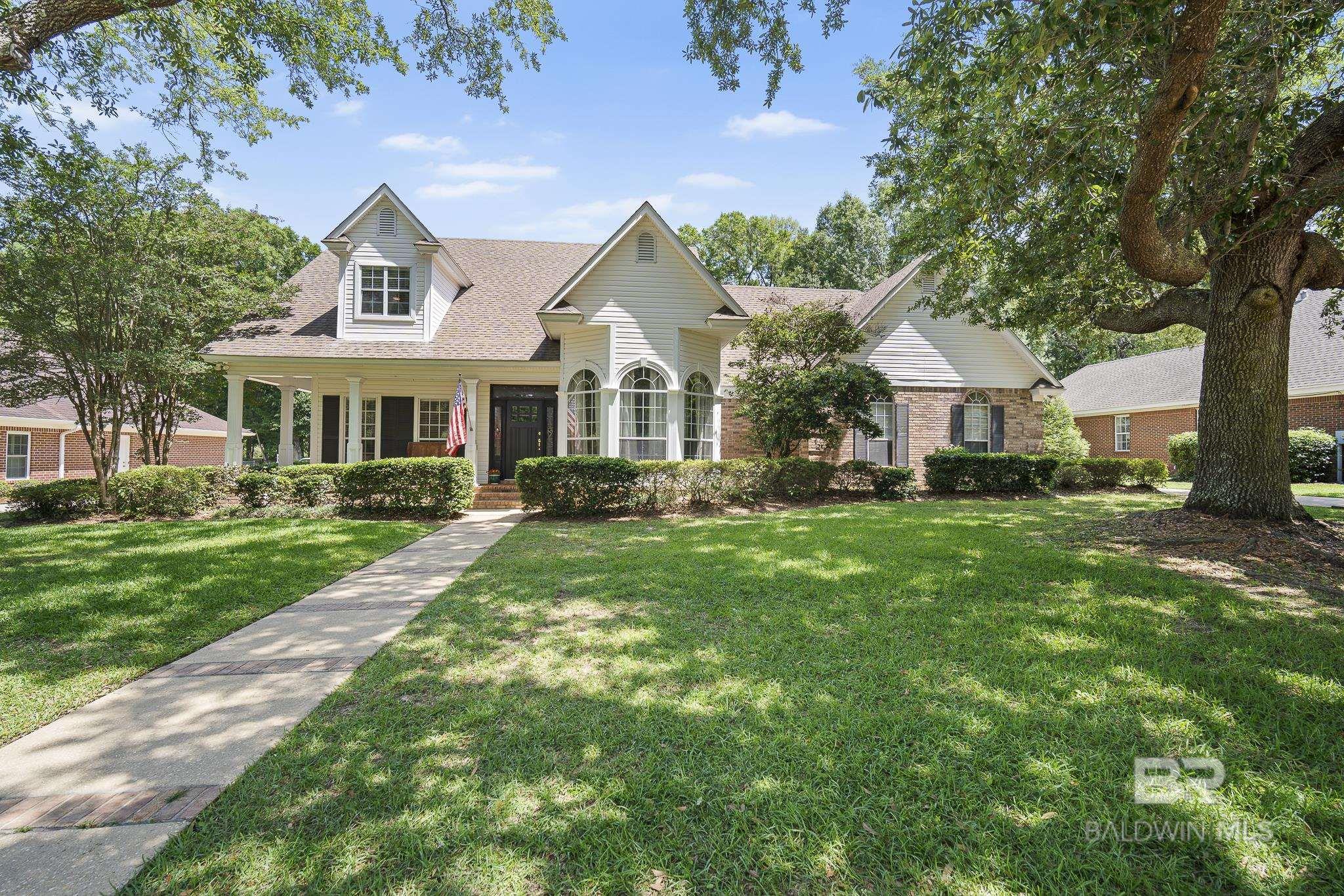 Spacious home in highly desired Potters Mill Neighborhood. Located in the heart of Old Towne Daphne. This 5 bedroom, 4 bathroom home offers the perfect blend of elegance, space and functionality. Designed with both comfort and entertaining in mind, the home features primary bedroom & guest along with a dedicated office on the first floor. Step outside to your private oasis; a spacious, fenced-in backyard complete with a sparkling pool and detached hot tub, perfect for relaxing weekends and social gatherings. Don't miss the opportunity to make it yours! Buyer to verify all information during due diligence. Seller is an Alabama Real Estate Agent.