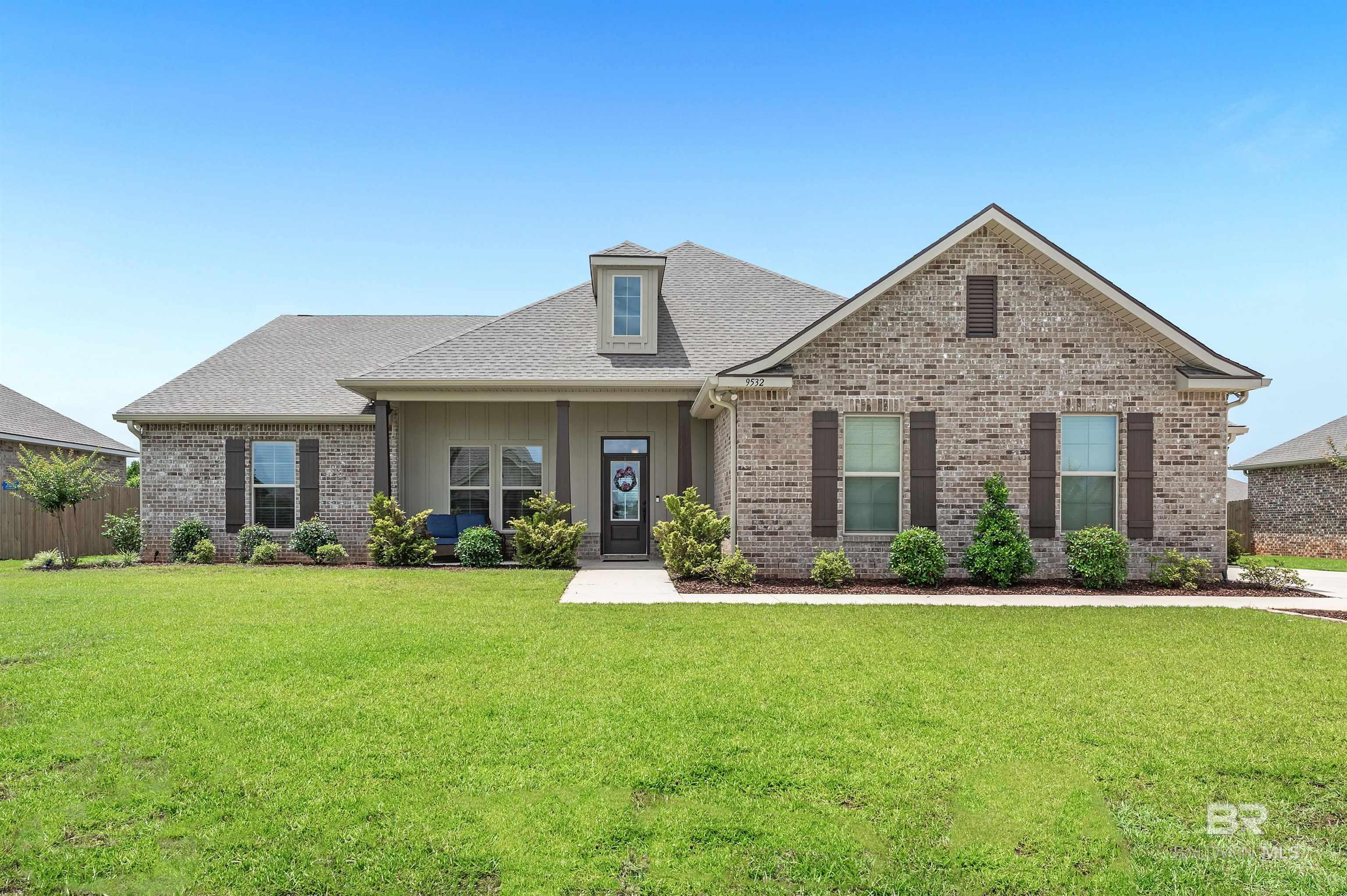 Beautiful gold fortified 4 bedroom, 3 full bath, brick and hardi DSLD JEFFERSON with unbelievable upgrades.  This wide open floor plan is perfect for entertaining and features split bedrooms, formal dining room, home office, breakfast room, walk through laundry connected to the primary bedroom, tall ceilings, walk in closets, large kitchen island, covered front porch, gas fireplace, upgraded ceiling fans, mudroom with a drop zone, tray ceilings in the living room - primary bedroom and dining room, large pantry, lots of storage, gutters and downspouts.  Other upgraded features include luxury wood look tile flooring throughout, quartz countertops, framed mirrors for all the bathrooms, separate custom tiled shower with frameless door, screened in porch, Kohler whole house generator with 10 year warranty (7 remaining), epoxied garage floors, beautiful paver patio with fire pit, extra plywood added for attic storage, gorgeously landscaped yard including crape myrtle and Carolina Sapphire Cypress Trees, security cameras, ring doorbell, 60 amp 240 volt power outlet to garage, landscape lighting, TV mount on porch. With a 3 car garage, a large level lot, and generous size rooms, this home has room for everybody and has been meticulously taken care of.  Don't miss this jewel with just to much to list it all. Buyer to verify all information during due diligence.