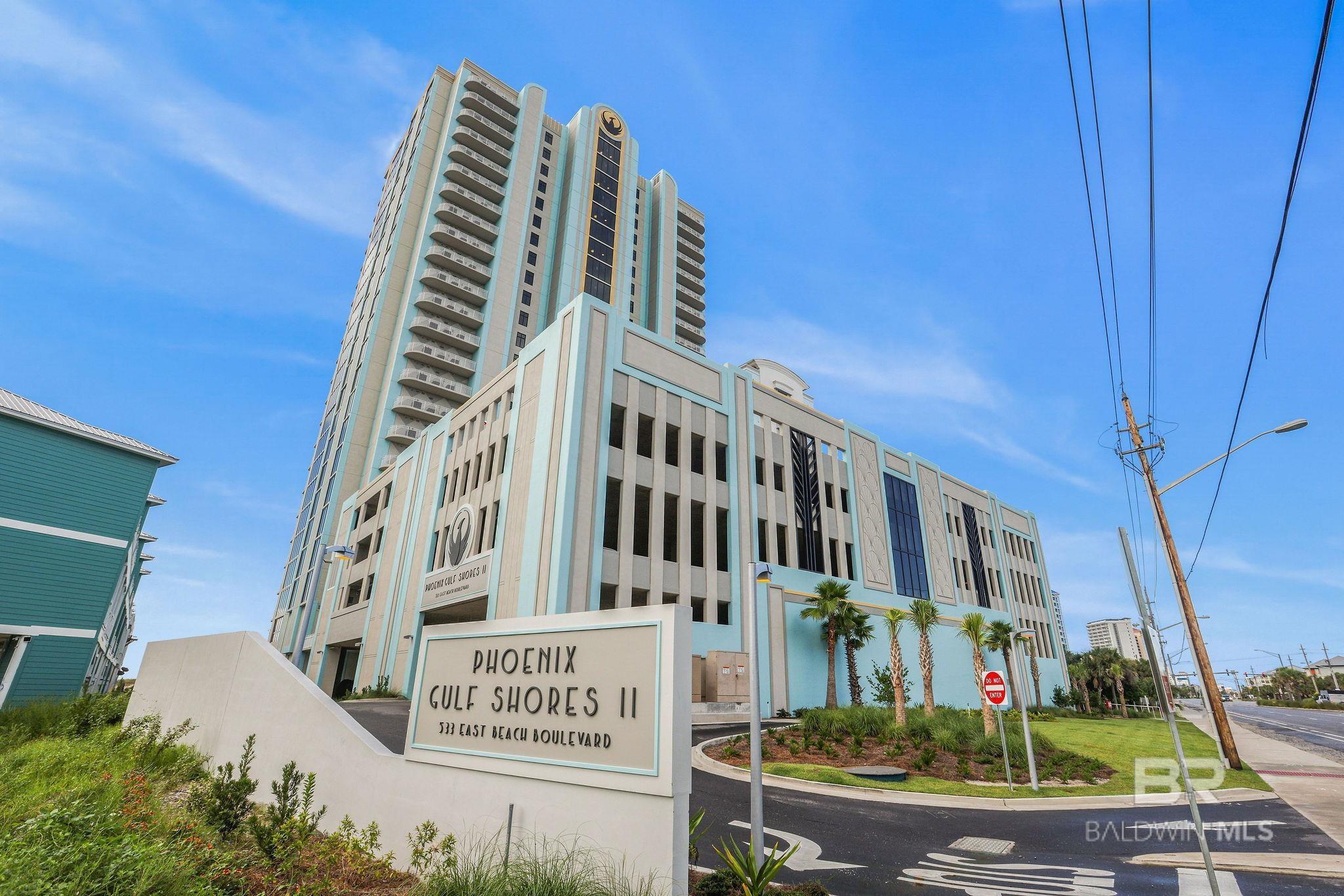 Experience unmatched luxury in this exclusive top-floor penthouse in the brand-new Phoenix Gulf Shores II — the only building in Gulf Shores offering a Gulf-front lazy river.This custom-designed residence combines two units into one expansive layout totaling 3,634 sq ft. With 5 bedrooms, 5.5 bathrooms, and two Gulf-front primary suites, this is truly a rare offering. The grand primary bedroom and spa-inspired bathroom elevate coastal living with style and sophistication.Enjoy breathtaking, unobstructed views from the double-width Gulf-front balcony, perfect for entertaining or relaxing in privacy. The interior features a stunning 12-ft waterfall island, upgraded appliances, and high-end finishes throughout.As the only penthouse of its kind in the building — and on the Alabama Gulf Coast — this is a chance to own something truly special in a world-class location.Truly no expense was spared when creating this perfect second home or rental property for it's future owner. You need to see it to appreciate it. This residence has never been rented or used.Luxury. Exclusivity. Waterfront perfection. Buyer to verify all information during due diligence.