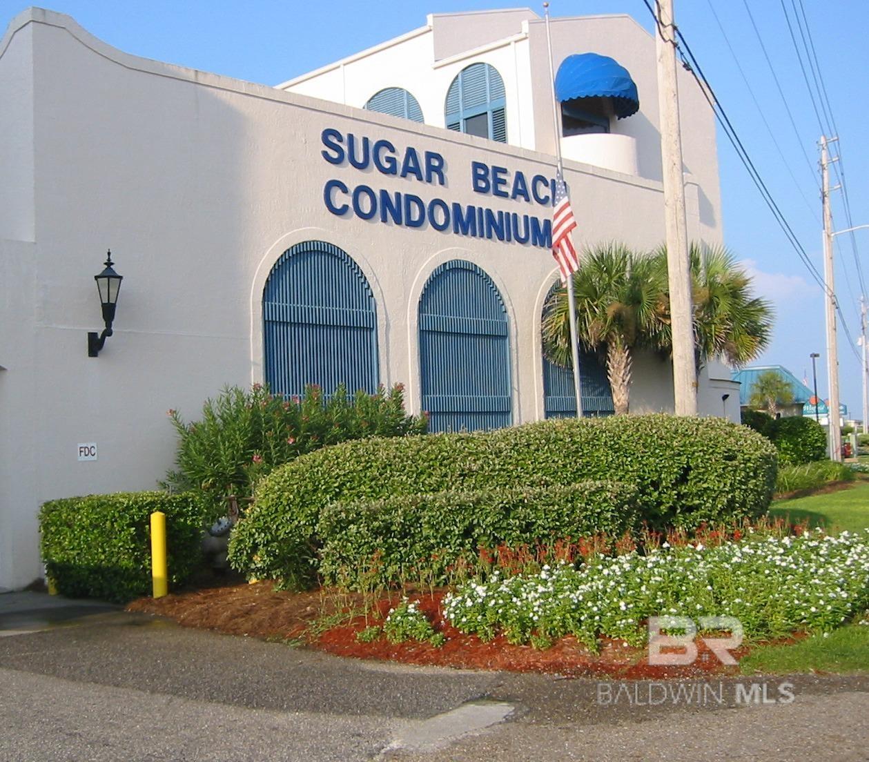 Sugar Beach’s amenities and the location of this condo complex make it a great rental or 2ND home. It has done very well in the short term rental program and will make a nice investment. This furnished 2 Bedroom, 2 Bath condo has a nice indirect view of the gulf from your balcony. Take the elevator down and you are a few short steps past the pools to the beach. There are so many amenities to enjoy including 4 Swimming pools, one that is heated in winter and one is a large kiddie pool. Spacious bbq area close to the gazebo where you can relax and watch the waves roll in. The onsite snack bar offers drinks, snacks and sandwiches. The complex also has a 2nd floor tennis court, and shuffleboard court. No need to worry about rain while unloading or loading, the complex has covered parking! Centrally located between Orange Beach and Gulf Shores. Agent related to seller. Buyer to verify all information during due diligence.