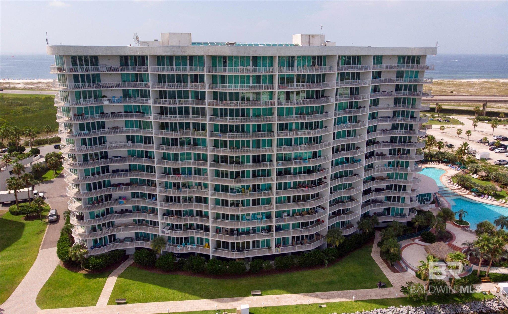 Coastal Charm and Stunning Views. Spacious 2BR Retreat at Caribe Resort which offers breathtaking views of the Intracoastal Waterway set thestage for unforgettable sunsets and vibrant boating activity. Relax on your expansive private balcony and take it all in — from the shimmering Gulf waters to thepicturesque Perdido Pass.Inside, this beautifully decorated, coastal-inspired condominium offers a spacious, open layout designed for comfort and style. The livingarea features a sleeper sofa and bunk beds, providing ample room for family and guests. From both the primary bedroom and living room, you'll enjoy sweepingwater views that create the perfect backdrop for relaxation.This bright and airy unit features tile flooring throughout (no carpet!), a large kitchen for entertaining, anda wet bar with an extra ice maker and elegant granite countertops.At Caribe Resort, you’ll enjoy an exceptional range of amenities, including indoor and outdoorpools, a water slide, a lazy river, tennis courts, a full fitness center, a game room, beautifully landscaped grounds with fountains, and a guarded entrance for peace ofmind. Recreational options abound, and boat slips are available for boating enthusiasts. Plus, you’ll find yourself within walking distance to popular local restaurantsoffering both indoor and outdoor dining.Whether you are seeking a private coastal retreat, an investment property, or a second home to enjoy with family and friends, this unit offers it all.Schedule your private showing today and start living your best coastal life!(Buyer to verify all information during due diligence.) Buyer to verifyall information during due diligence. Buyer to verify all information during due diligence.