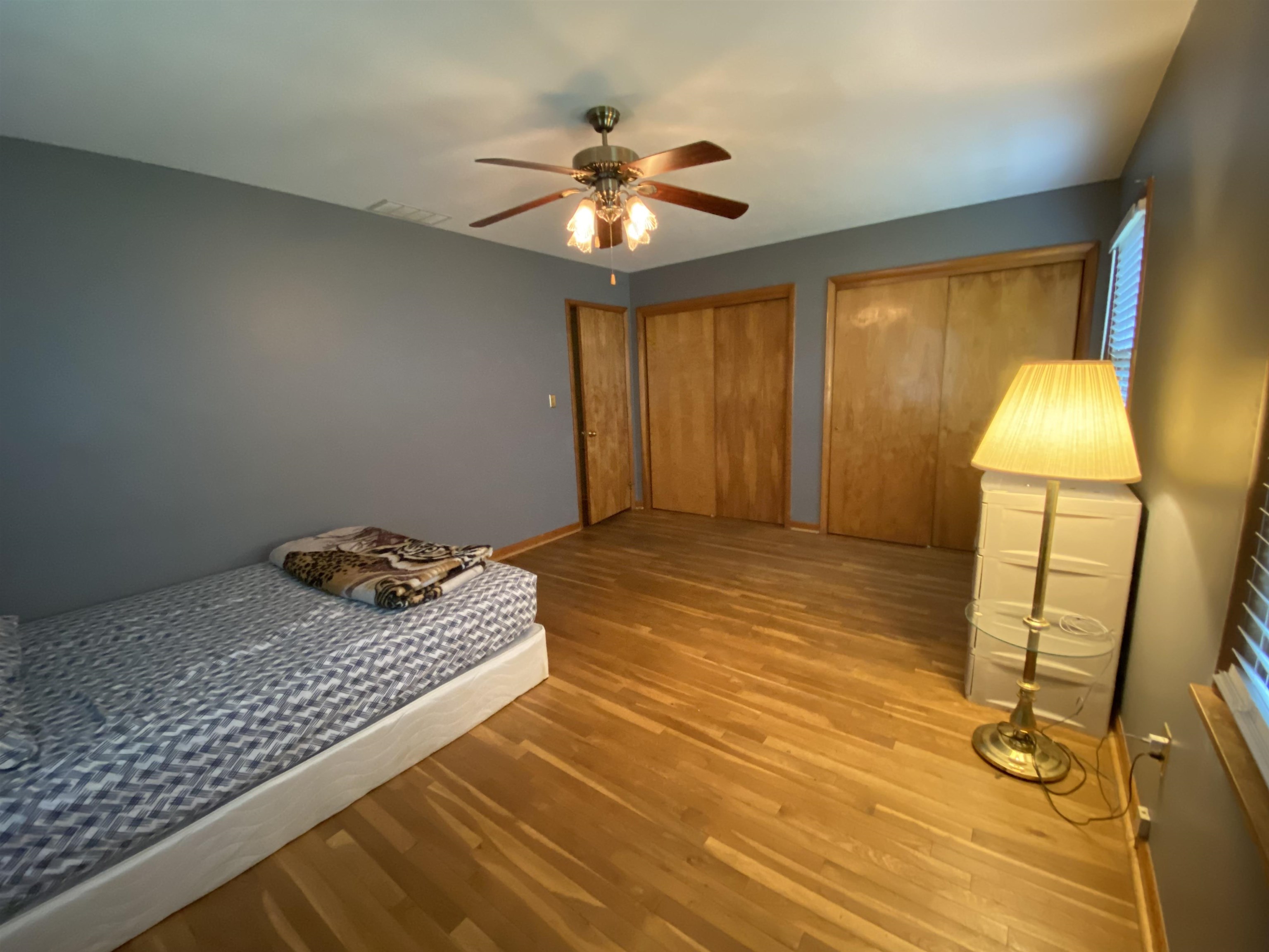 Hardwood Floors, double closets