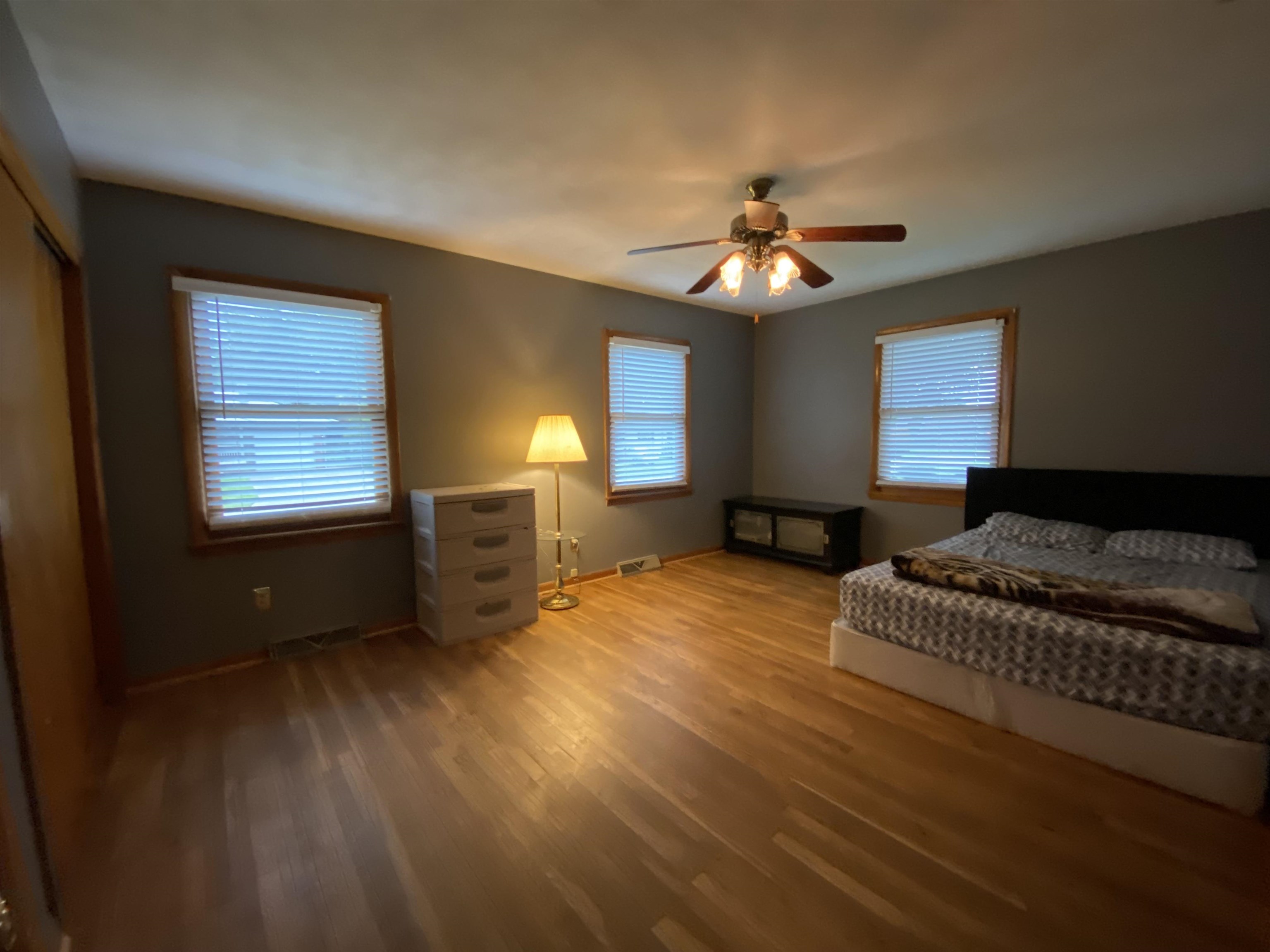 Double Closets, hardwood floors