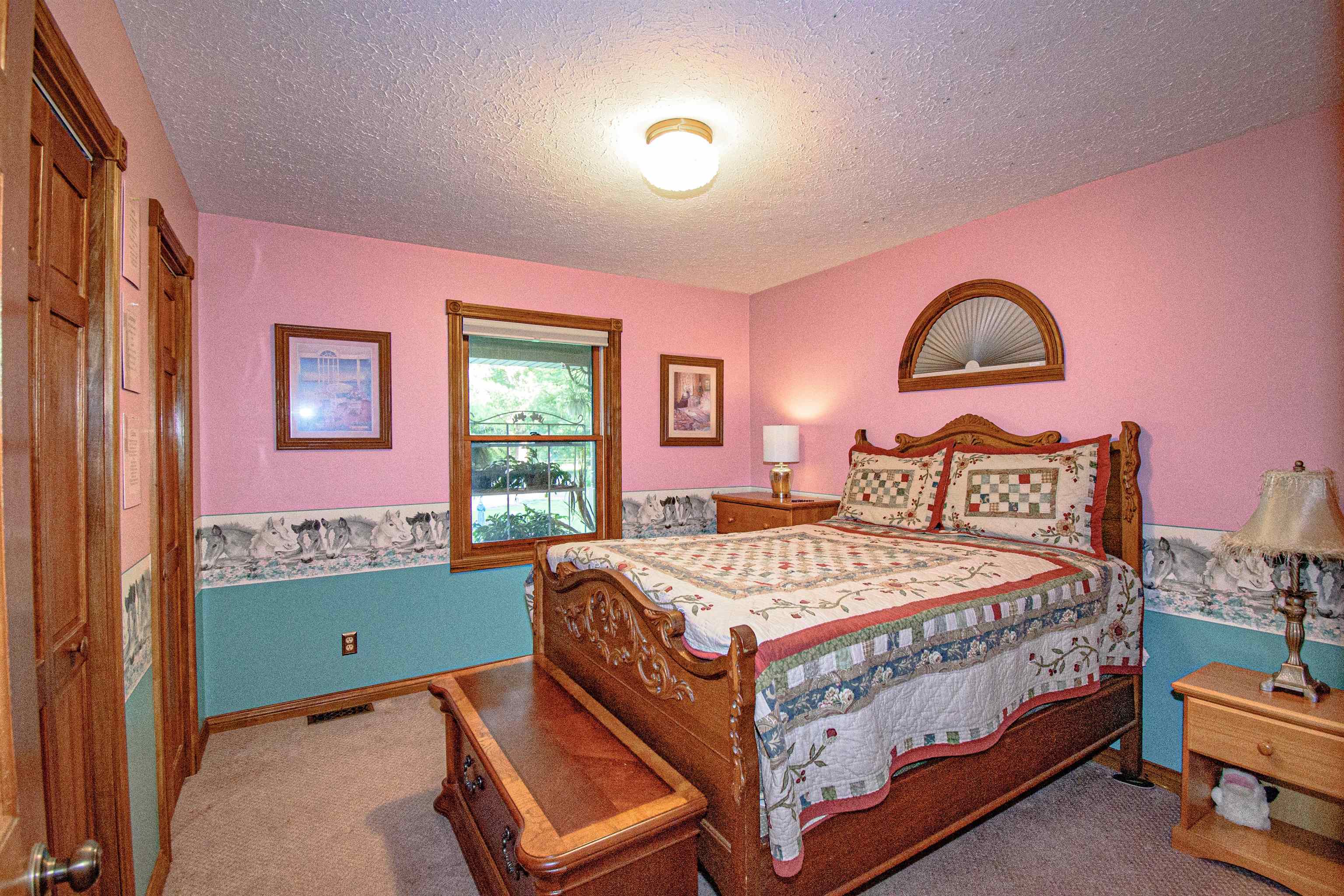 Secondary bedroom has double closets for lots of storage!