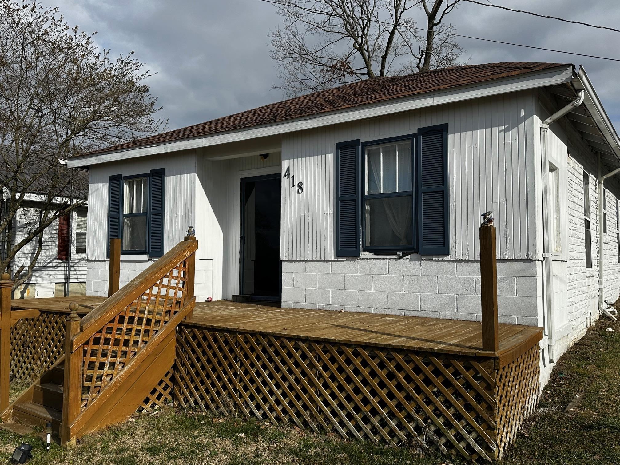 418 College Street, Greenville, Kentucky 42345, 2 Bedrooms Bedrooms, ,1 BathroomBathrooms,Ranch,For Sale,College Street,88884