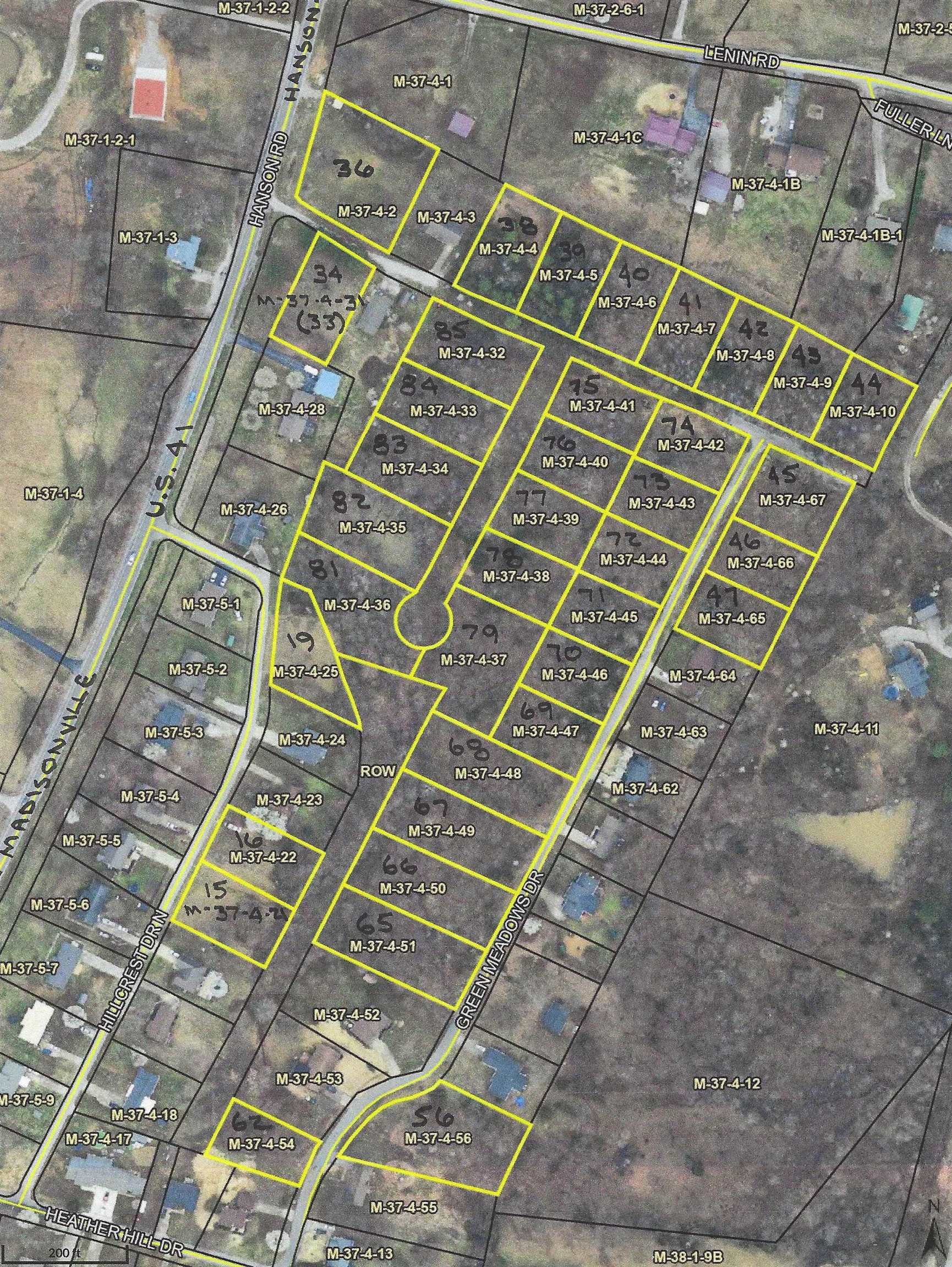 37 Lots Hillcrest Subdivision, Madisonville, Kentucky 42431, ,Land,For Sale,Hillcrest Subdivision,88972