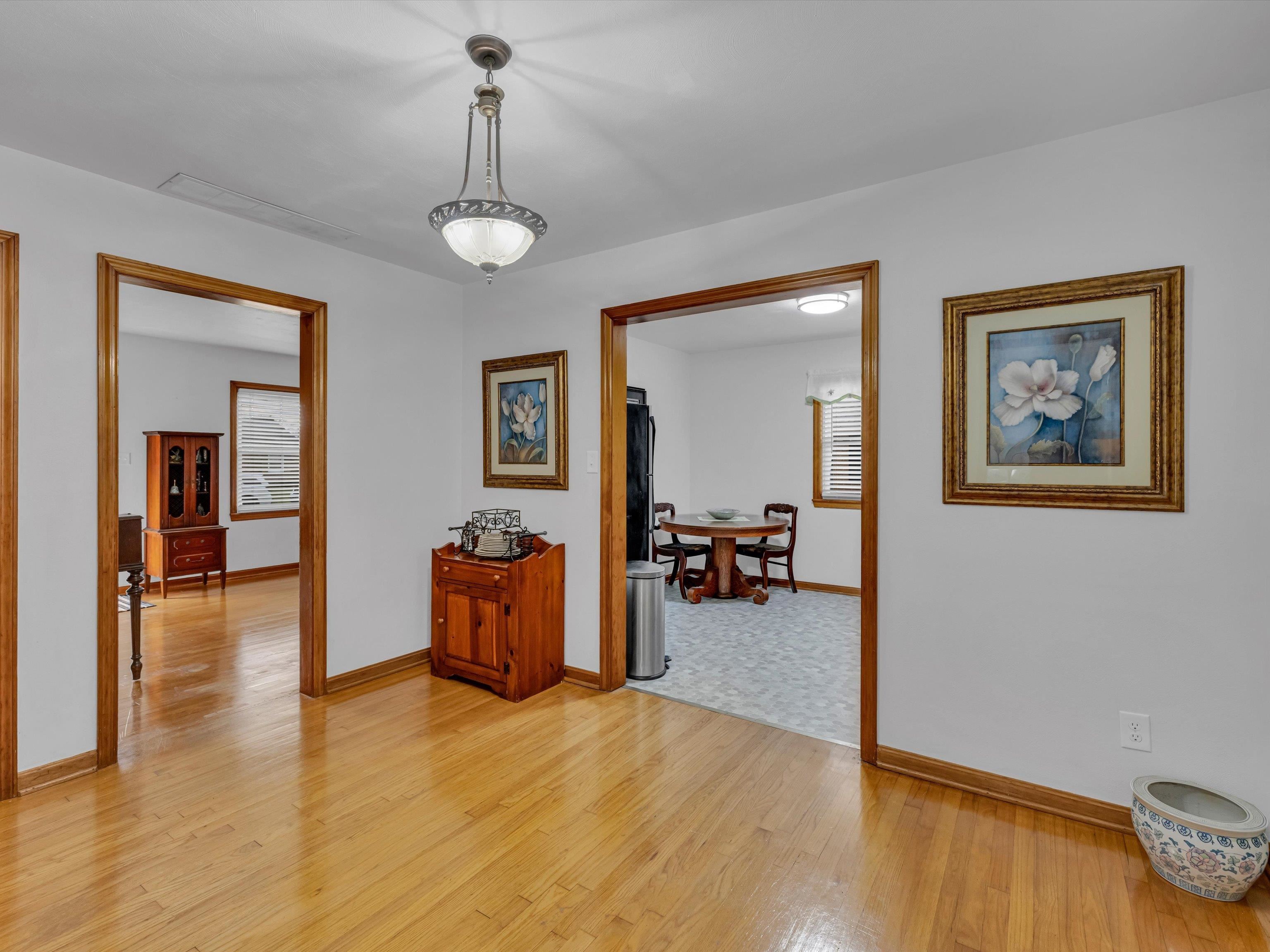 View toward the kitchen and Living Room.
