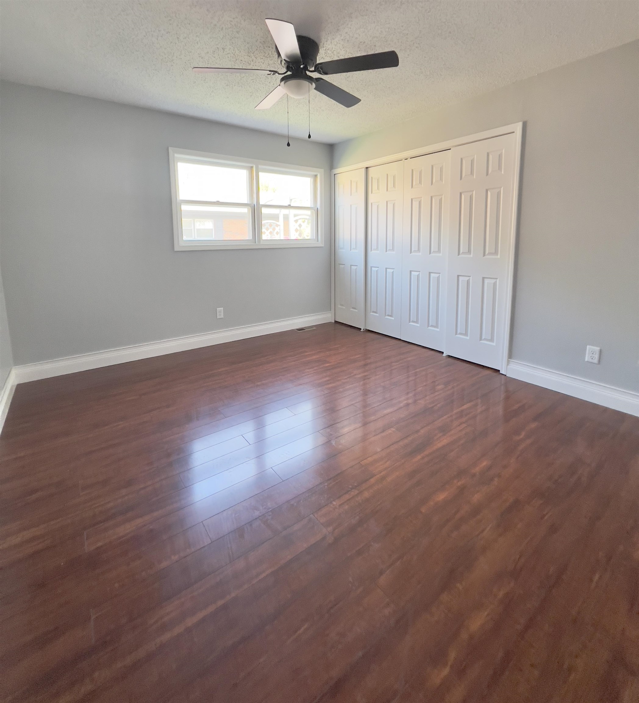 Extra large closet.
