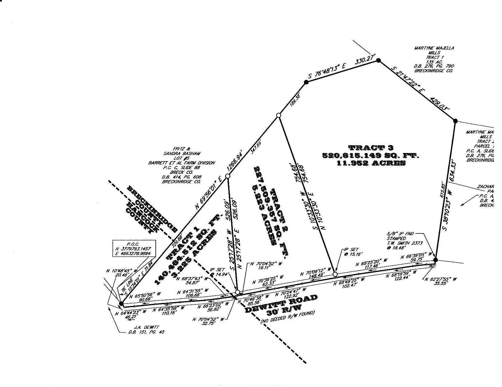 0 DeWitt Rd, Fordsville, Kentucky 42343, ,Land,For Sale,DeWitt Rd,89833