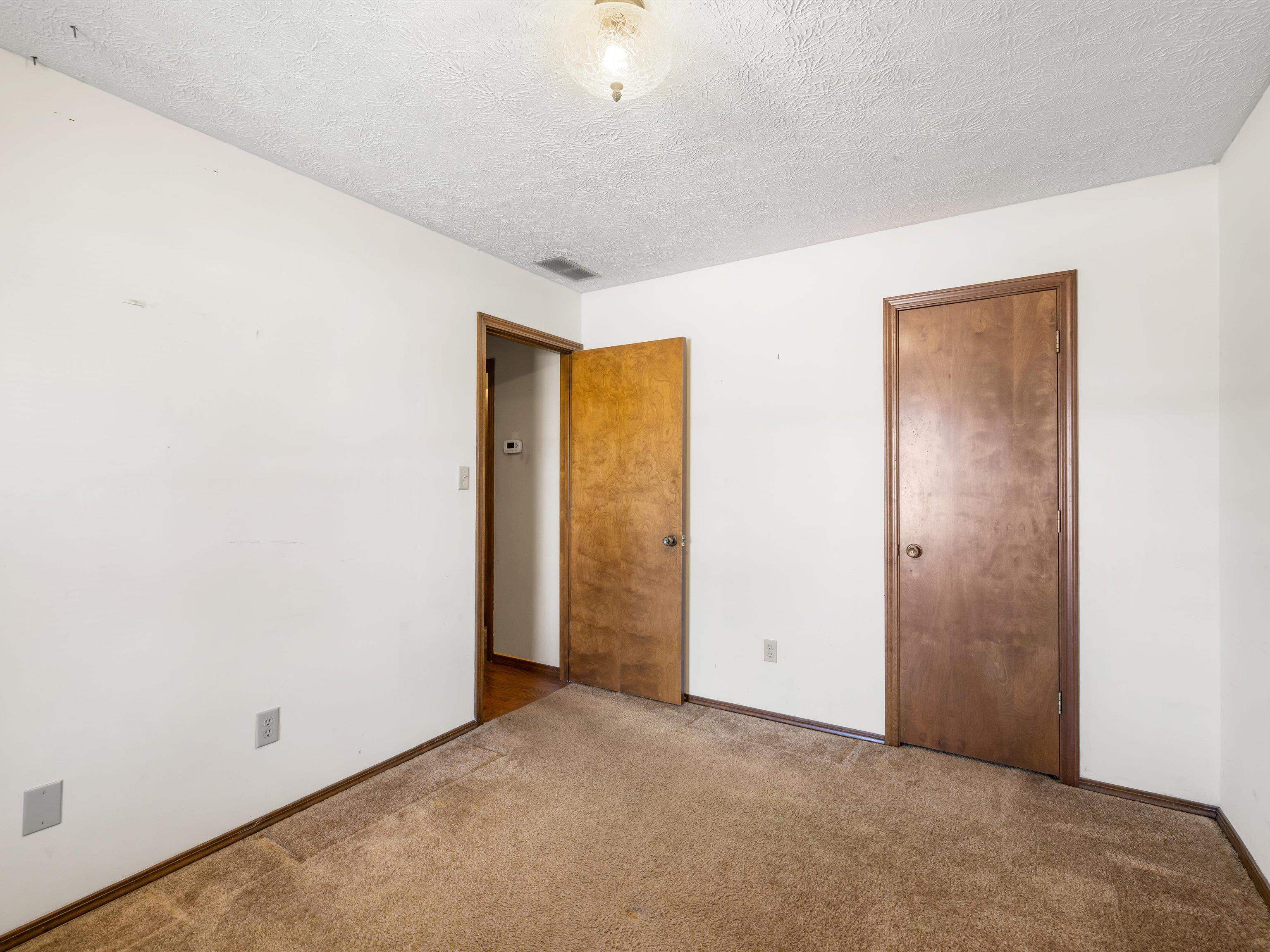 with walk-in closet