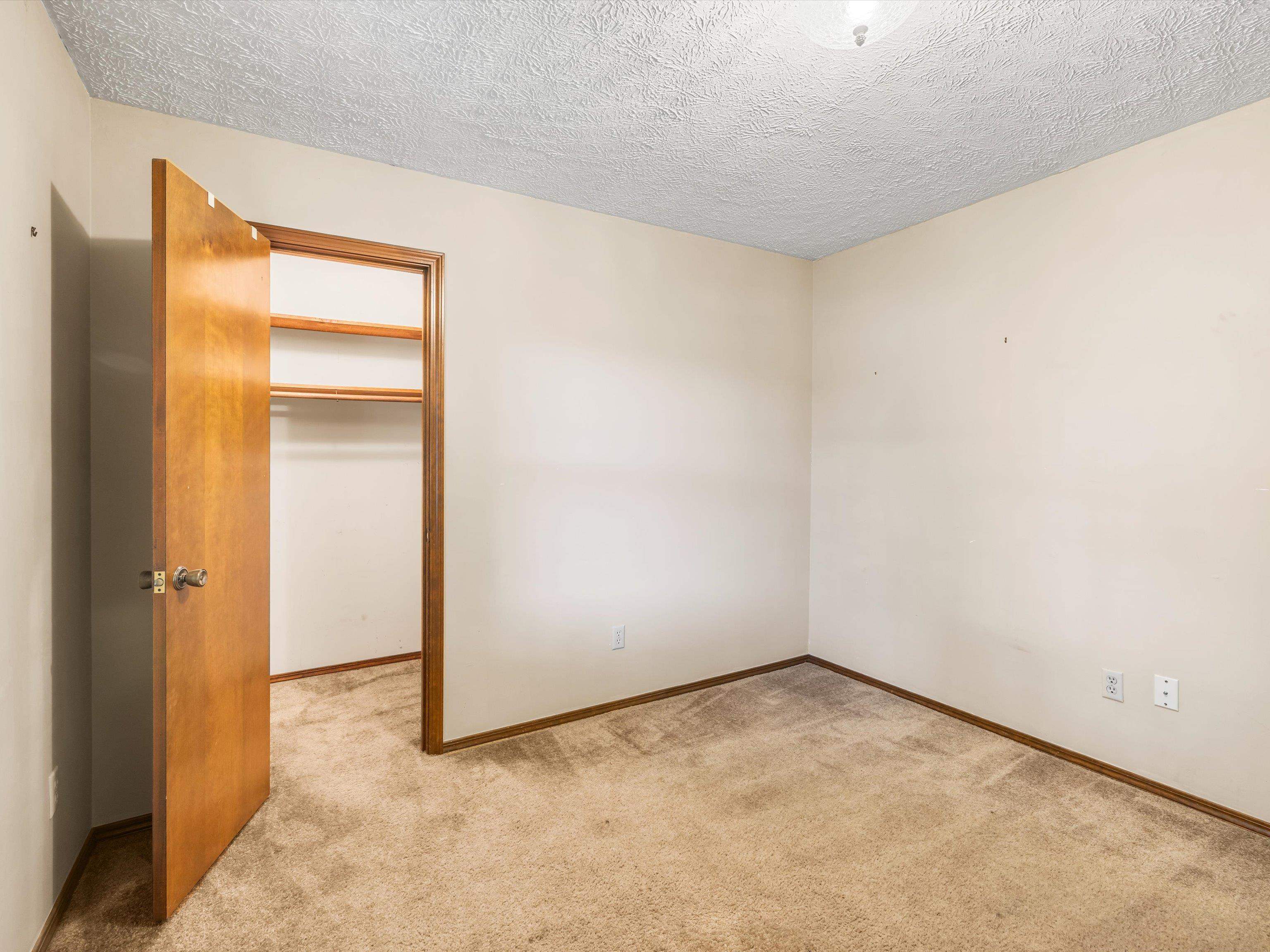 with walk-in closet