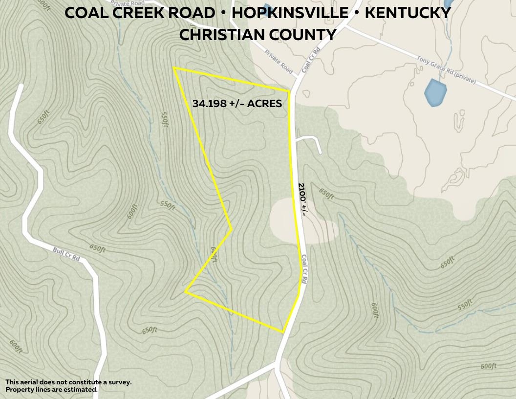 0 Coal Creek Road, Hopkinsville, Kentucky 42240, ,Land,For Sale,Coal Creek Road,90339