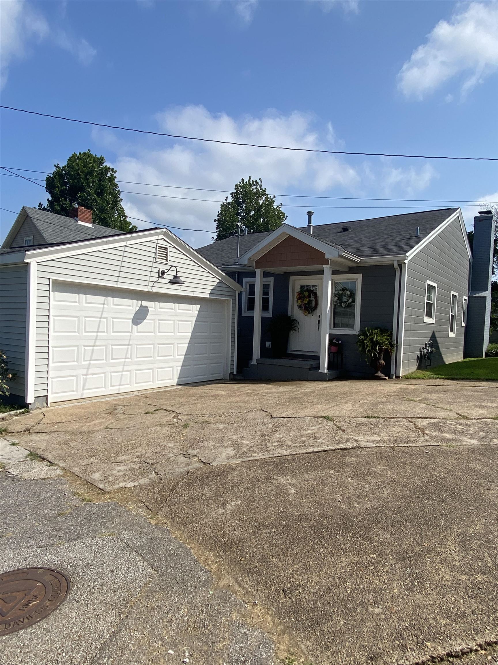 The garage door with remote opening was installed in 2019, and has a deadbolt side door.