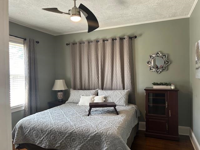 Spacious bedroom can accommodate a king-sized bed!