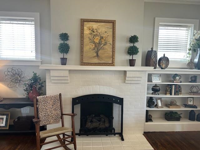 Love the gorgeous gas fireplace and built-ins!  So much charm!