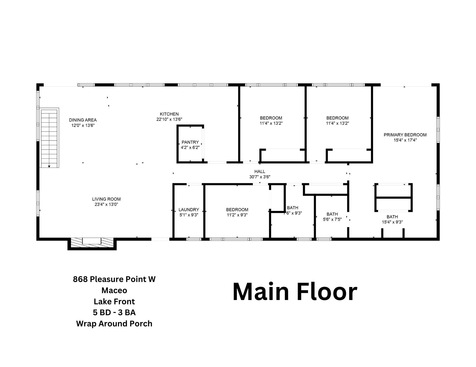 868 Pleasure Point West, Maceo, Kentucky 42355, 5 Bedrooms Bedrooms, ,3 BathroomsBathrooms,Single Family Residence,For Sale,Pleasure Point West,92028