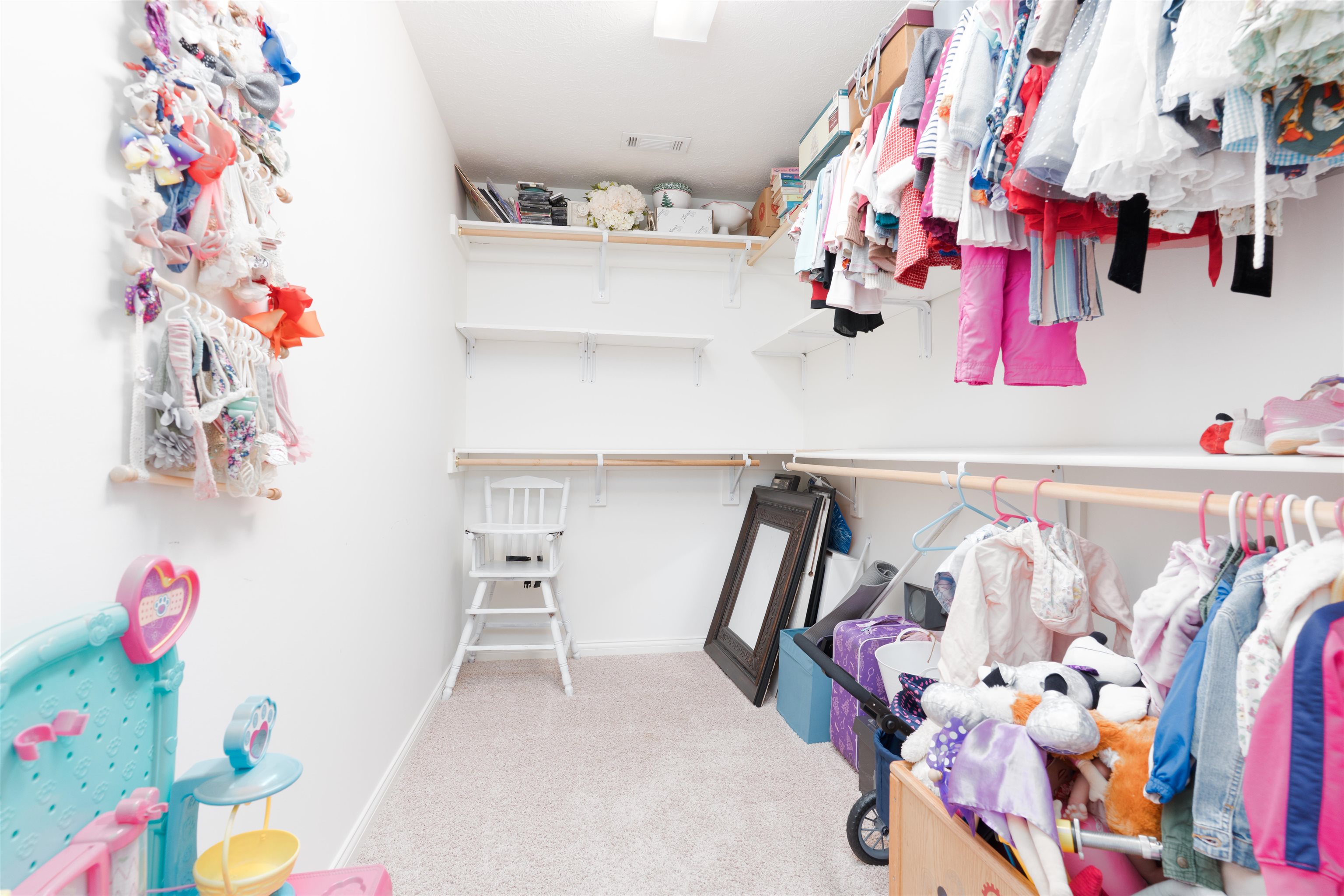 Very expansive closets within each bedroom of the home. A huge bonus to living here.