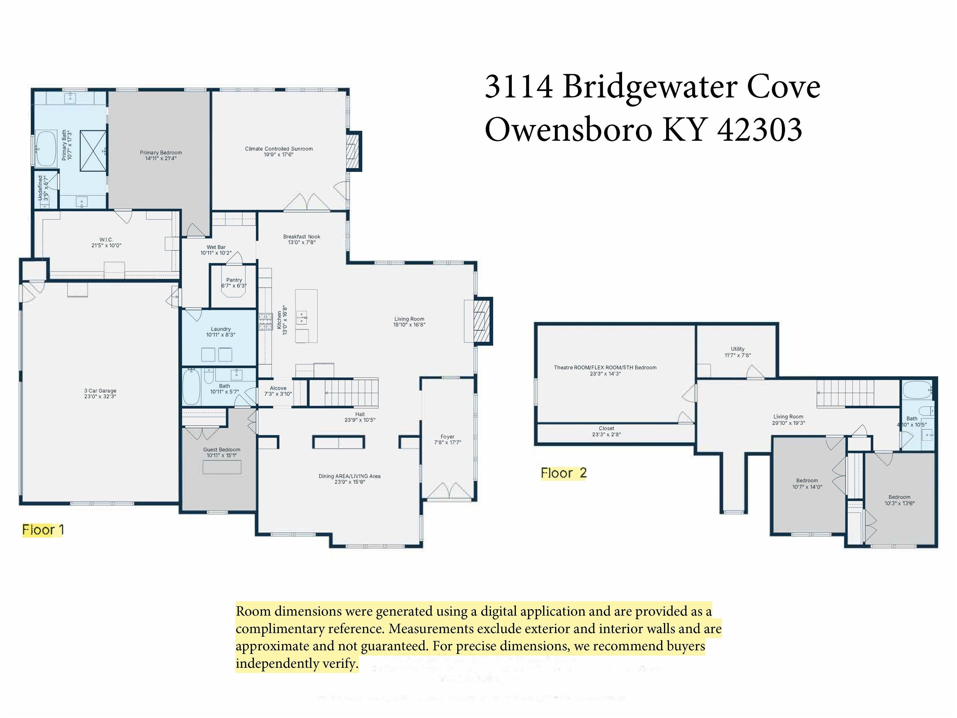 3114 Bridgewater Cove, Owensboro, Kentucky 42303, 4 Bedrooms Bedrooms, ,3 BathroomsBathrooms,Single Family Residence,For Sale,Bridgewater Cove,92516