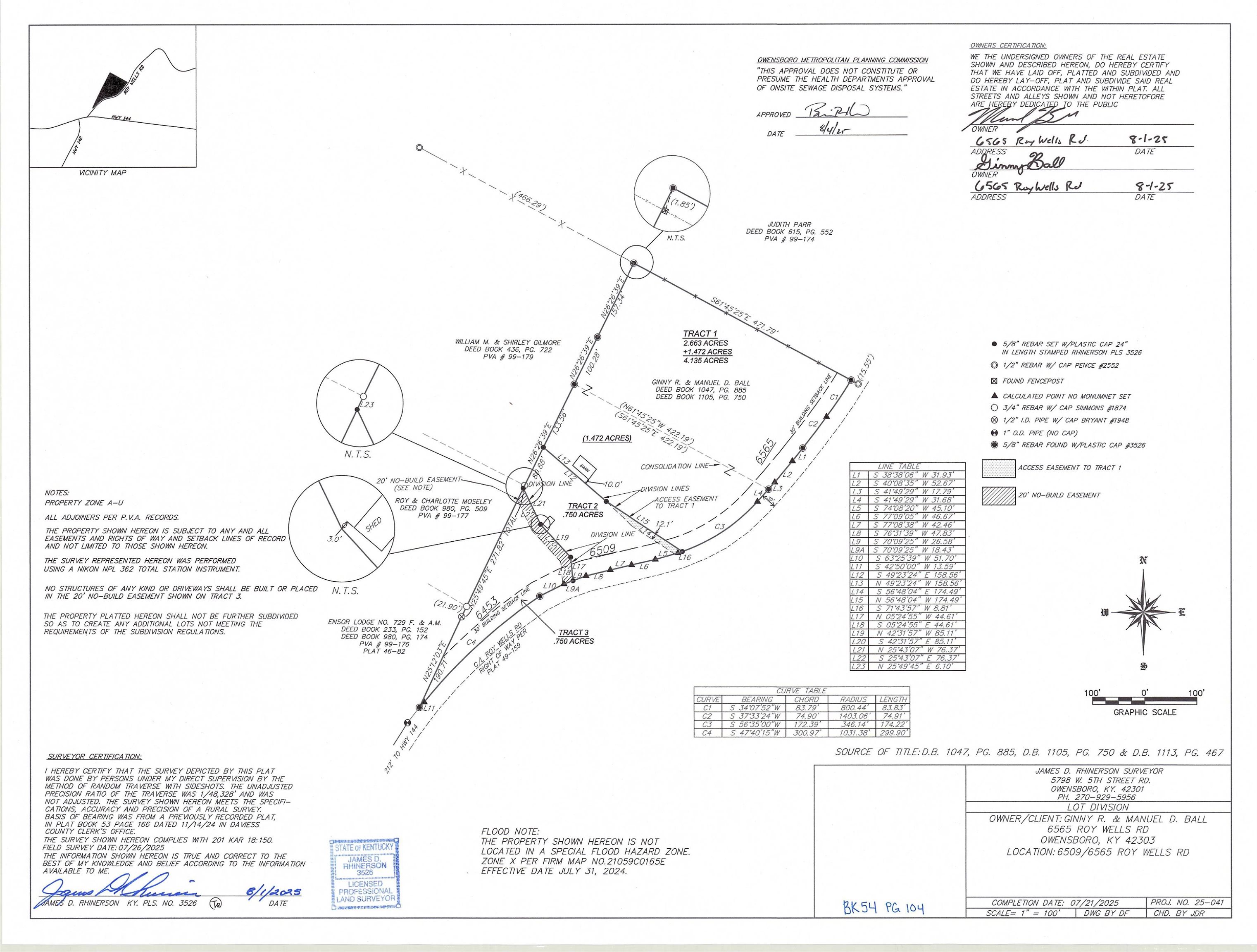 6453 Roy Wells Road, Owensboro, Kentucky 42303, ,Land,For Sale,Roy Wells Road,92639