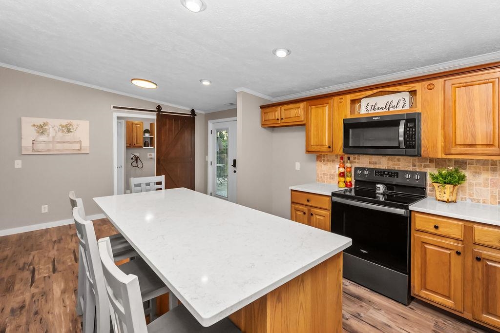 Love the huge kitchen island!
