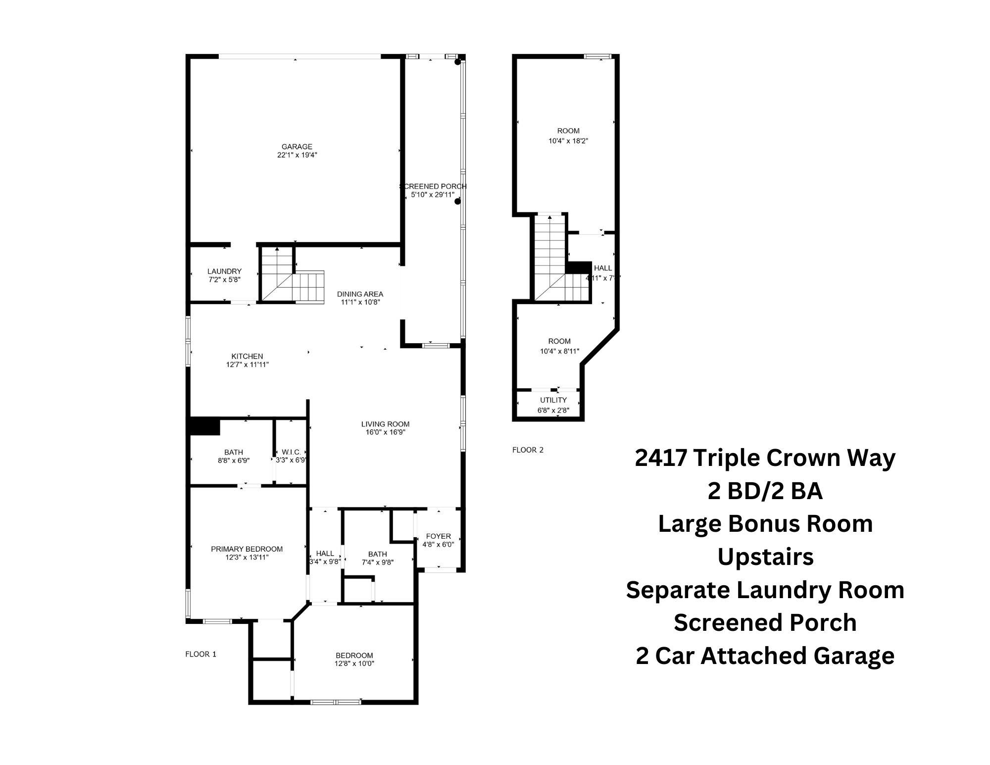 2417 Triple Crown Way, Owensboro, Kentucky 42301, 3 Bedrooms Bedrooms, ,2 BathroomsBathrooms,Single Family Residence,For Sale,Triple Crown Way,92814