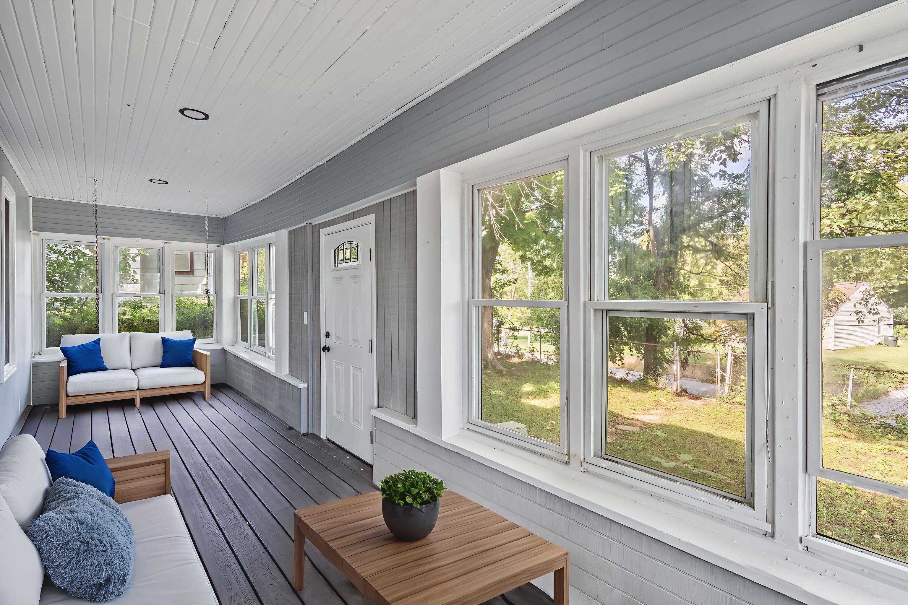 Virtually Staged Front Patio