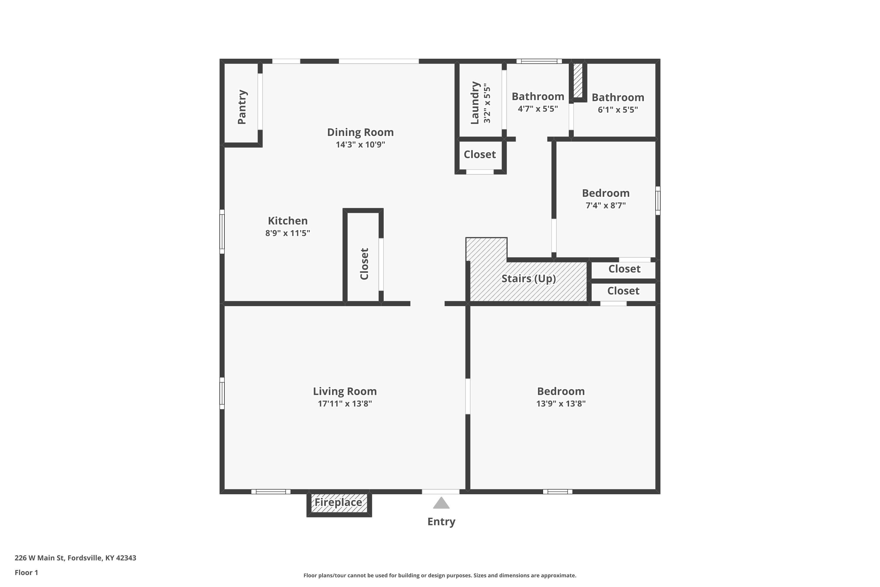 226 Main St, Fordsville, Kentucky 42343, 4 Bedrooms Bedrooms, ,2 BathroomsBathrooms,Single Family Residence,For Sale,Main St,93277