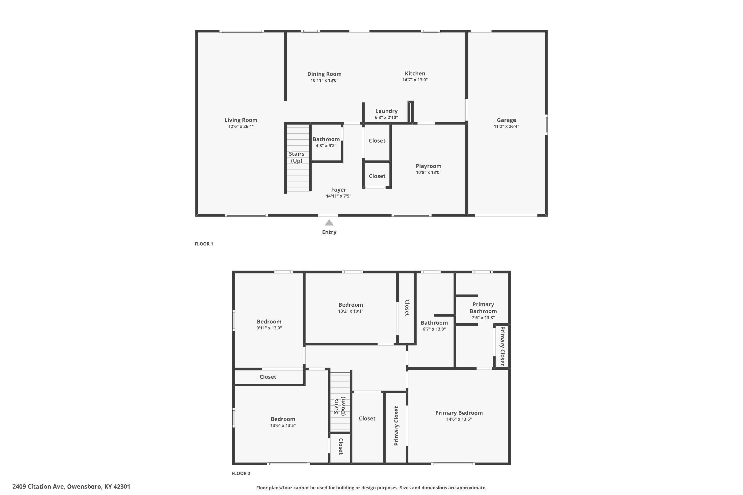 2409 Citation Ave., Owensboro, Kentucky 42301, 4 Bedrooms Bedrooms, ,2 BathroomsBathrooms,Single Family Residence,For Sale,Citation Ave.,93280