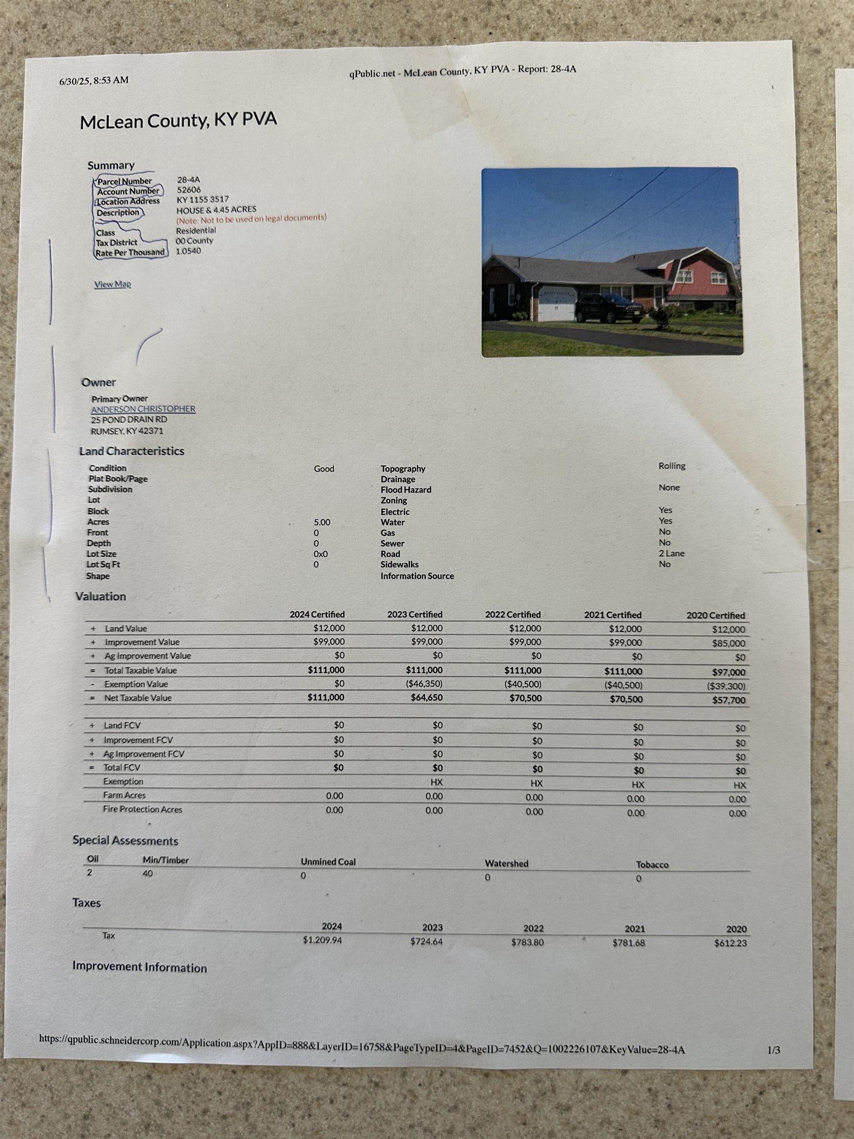 3517 Hwy 1155, Rumsey, Kentucky 42371, 3 Bedrooms Bedrooms, ,2 BathroomsBathrooms,Single Family Residence,For Sale,Hwy 1155,93345