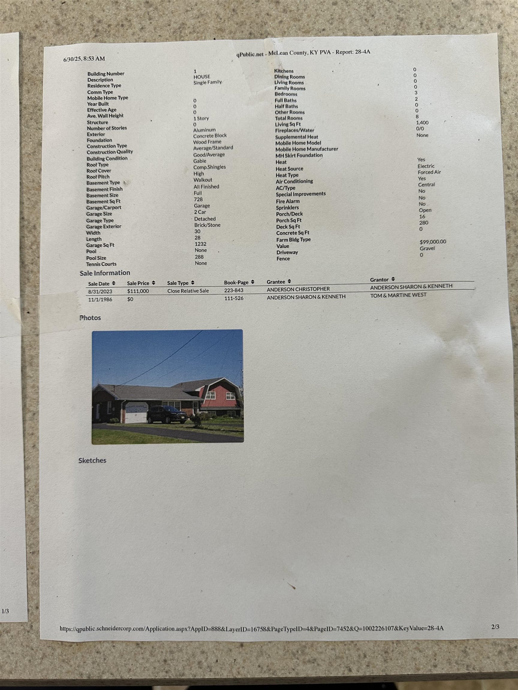 3517 Hwy 1155, Rumsey, Kentucky 42371, 3 Bedrooms Bedrooms, ,2 BathroomsBathrooms,Single Family Residence,For Sale,Hwy 1155,93345
