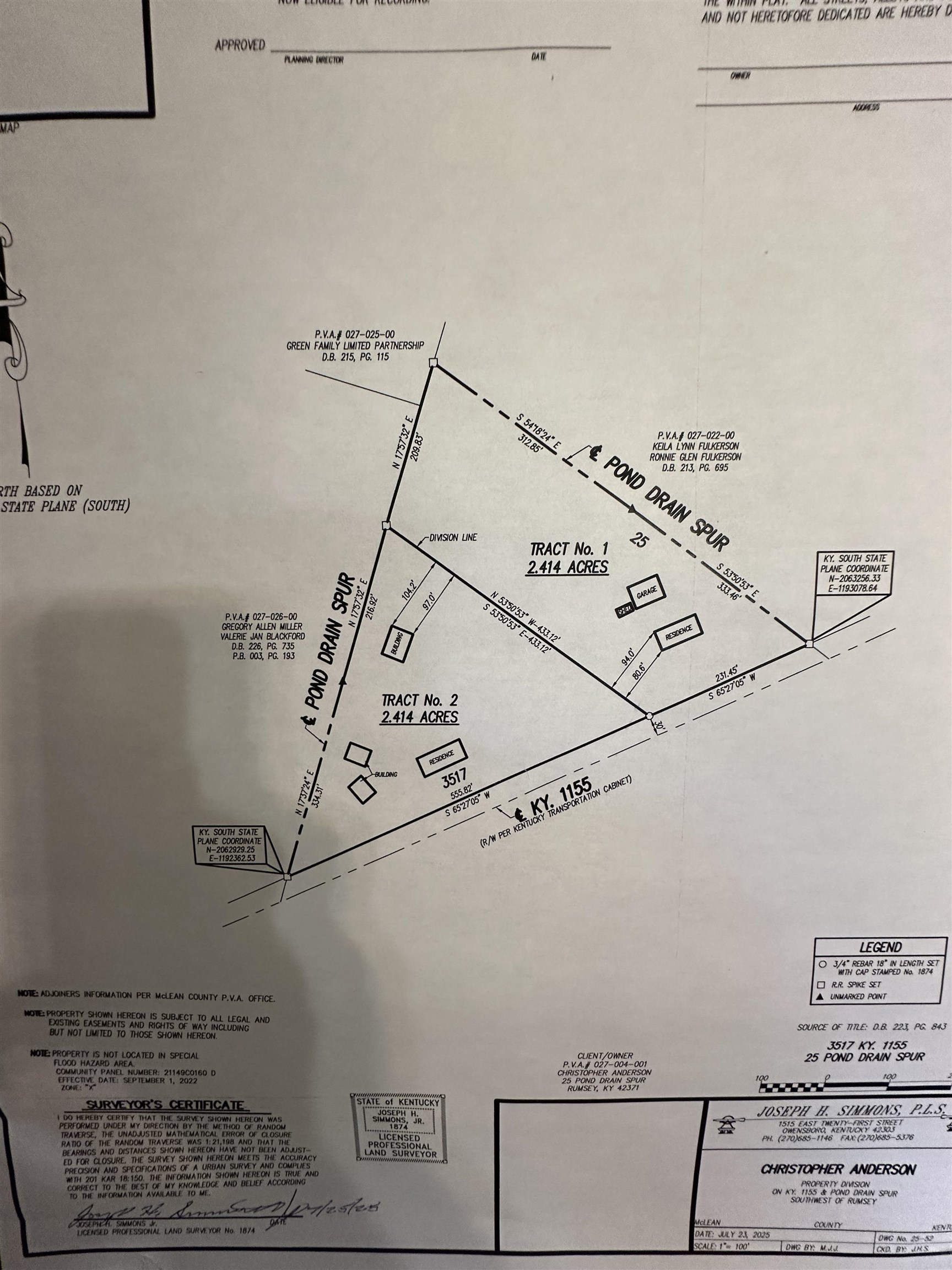 3517 Hwy 1155, Rumsey, Kentucky 42371, 3 Bedrooms Bedrooms, ,2 BathroomsBathrooms,Single Family Residence,For Sale,Hwy 1155,93345