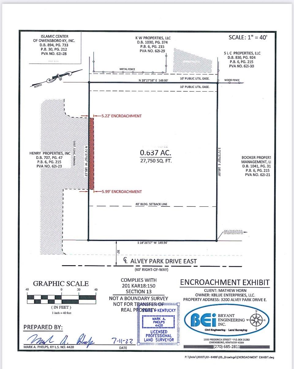 3200 Alvey Park Dr, Owensboro, Kentucky 42303, ,Commercial Land,For Sale,Alvey Park Dr,93387