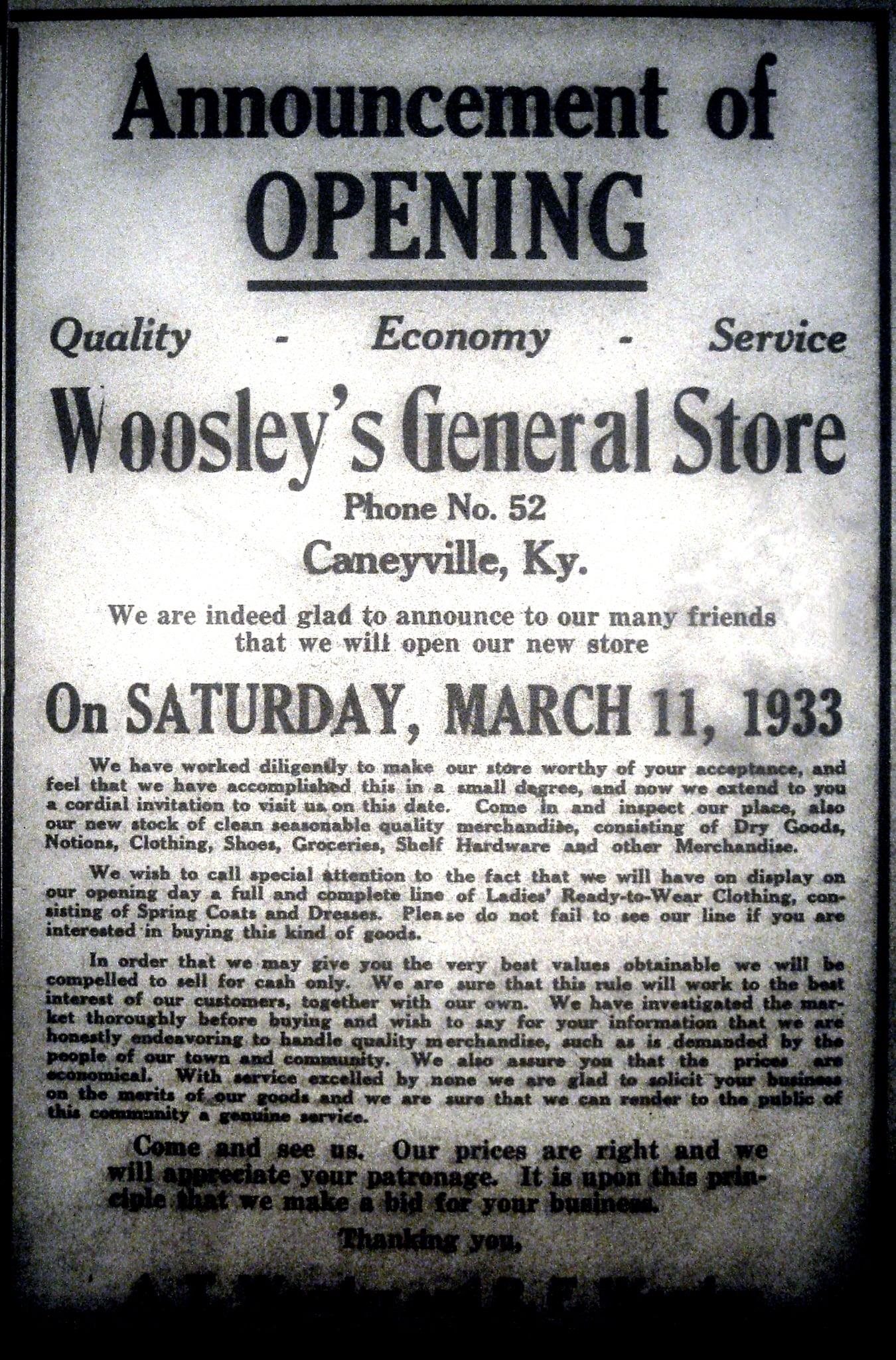 202 Main Street, Caneyville, Kentucky 42721, ,Business,For Sale,Main Street,93863