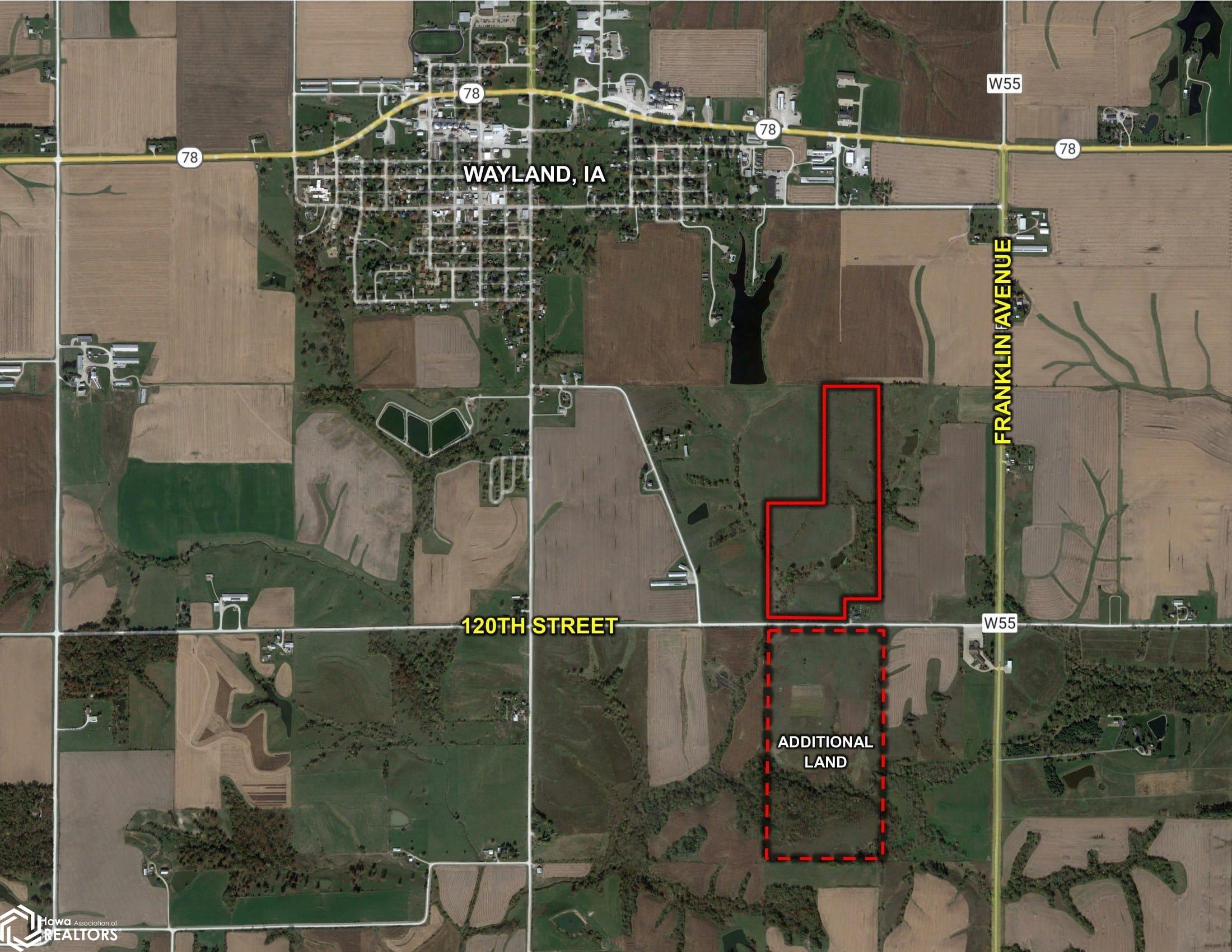 00 120th St, Wayland, Iowa 52654, ,Lots & Land,For Sale,120th St,6316425