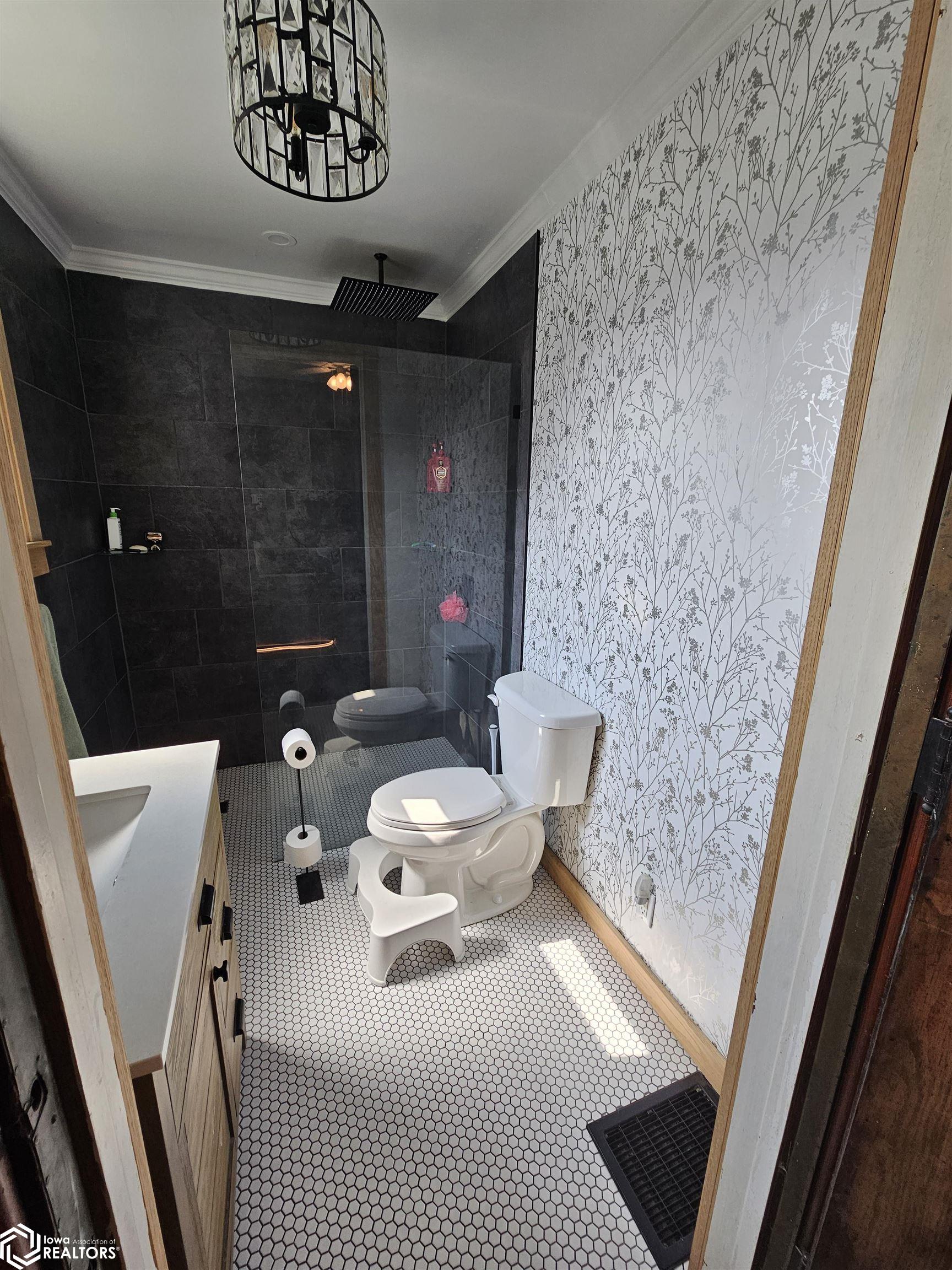 Custom main floor bathroom