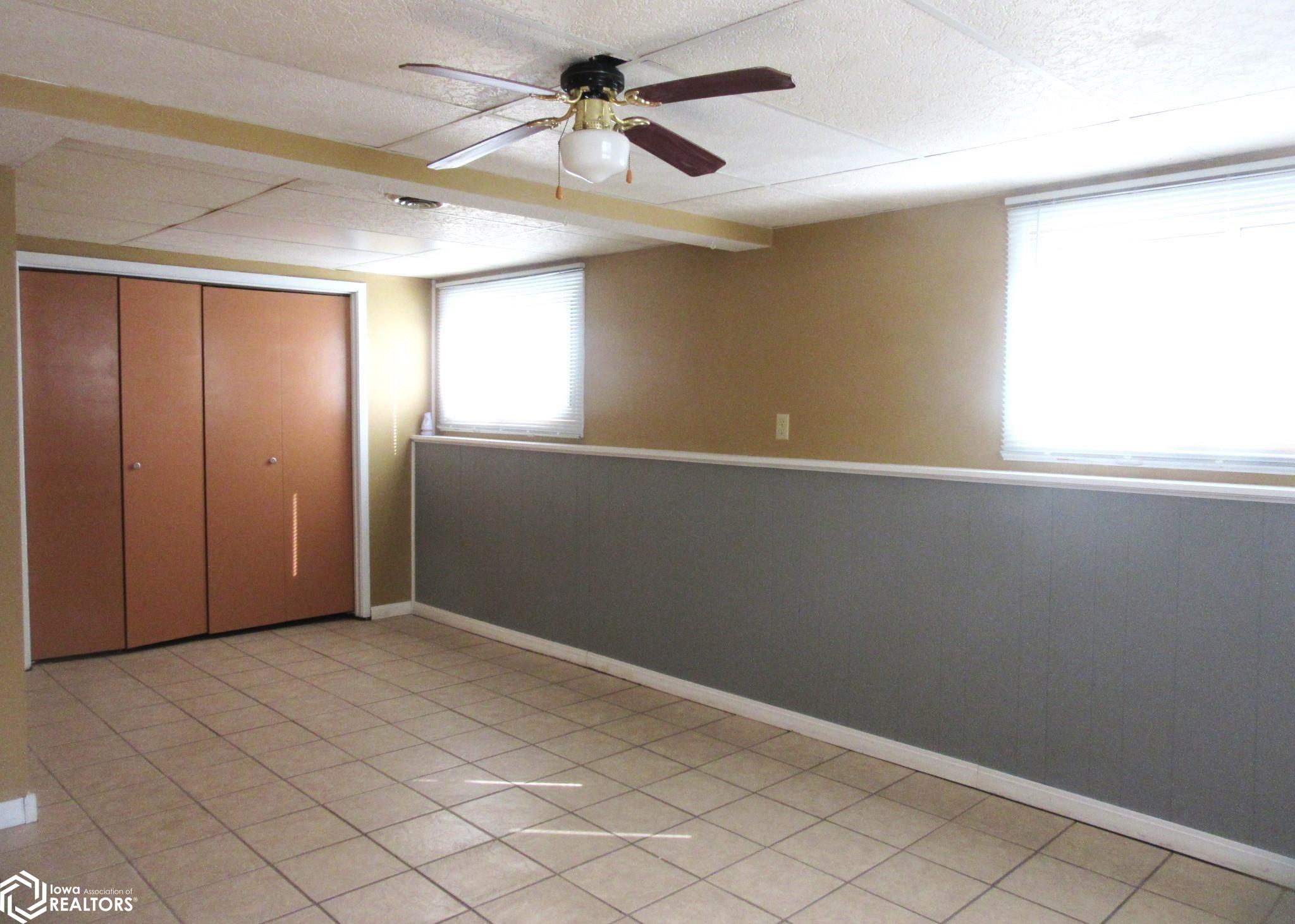 Spacious LL master Bedroom with Ceramic floors, wonderful natural light, and AMPLE closet space.  Three Closets for clothes or storage.   Just steps form the LL Bath.