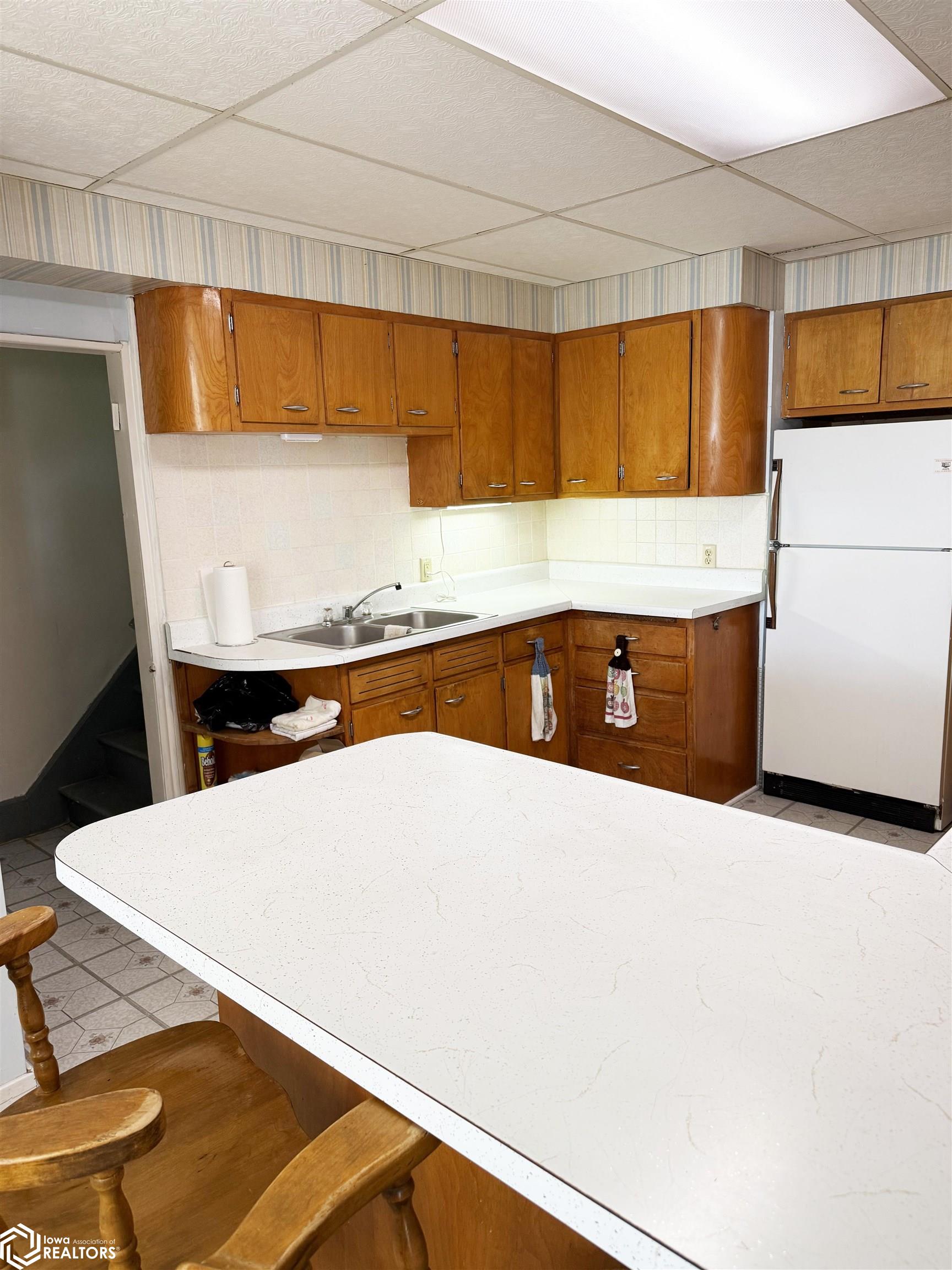 View of the kitchen looking Northwest.