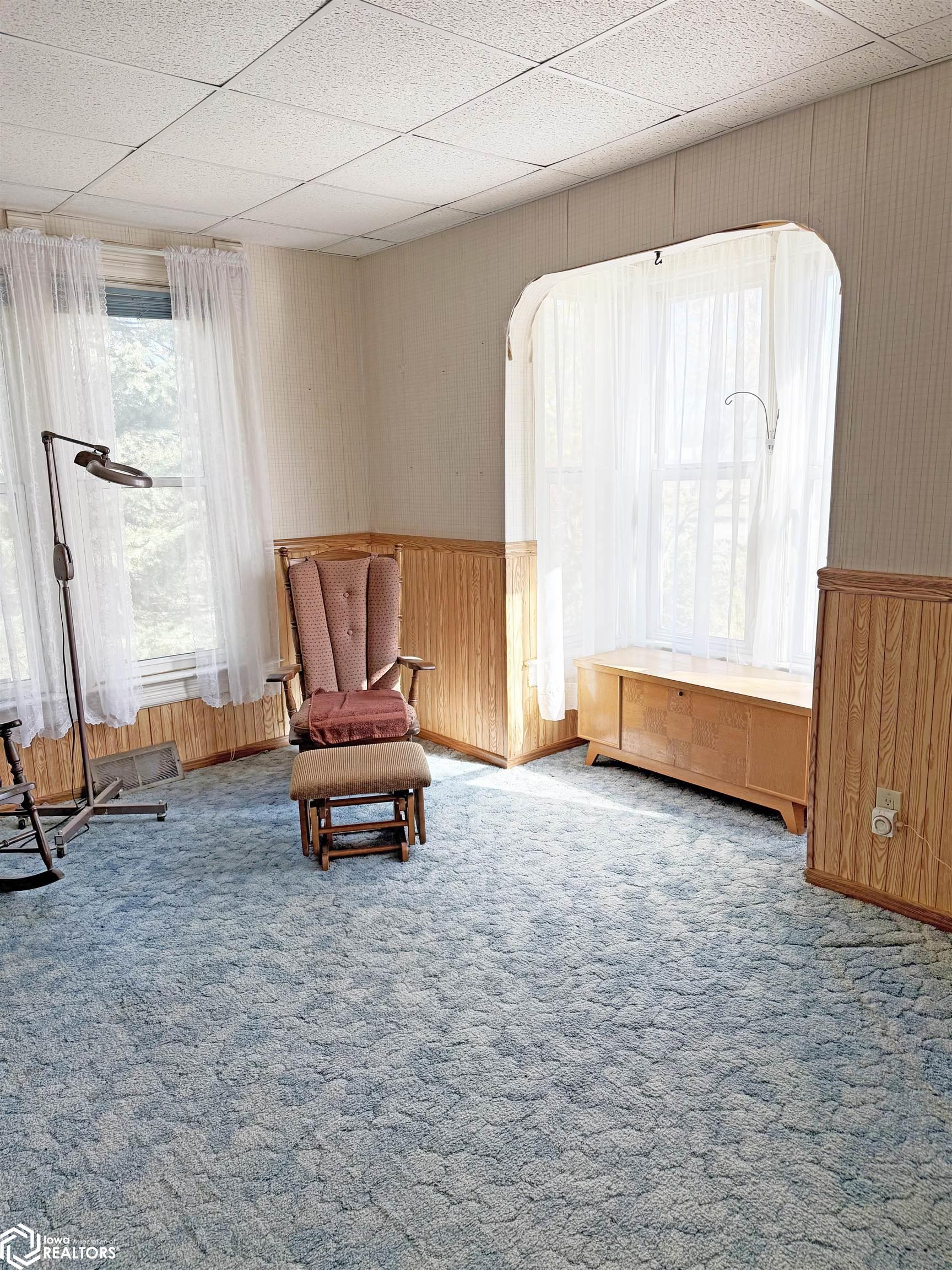 View of the living room looking Northeast.