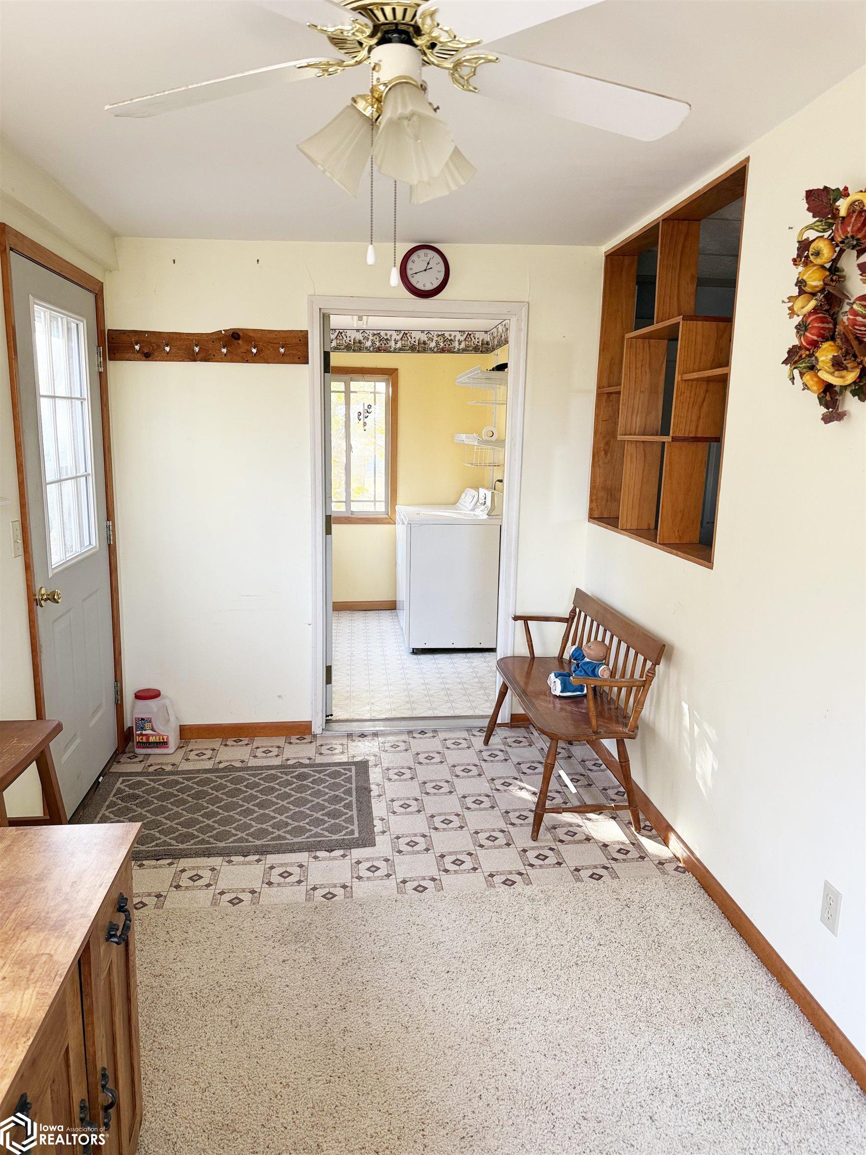 View of the den looking W.
