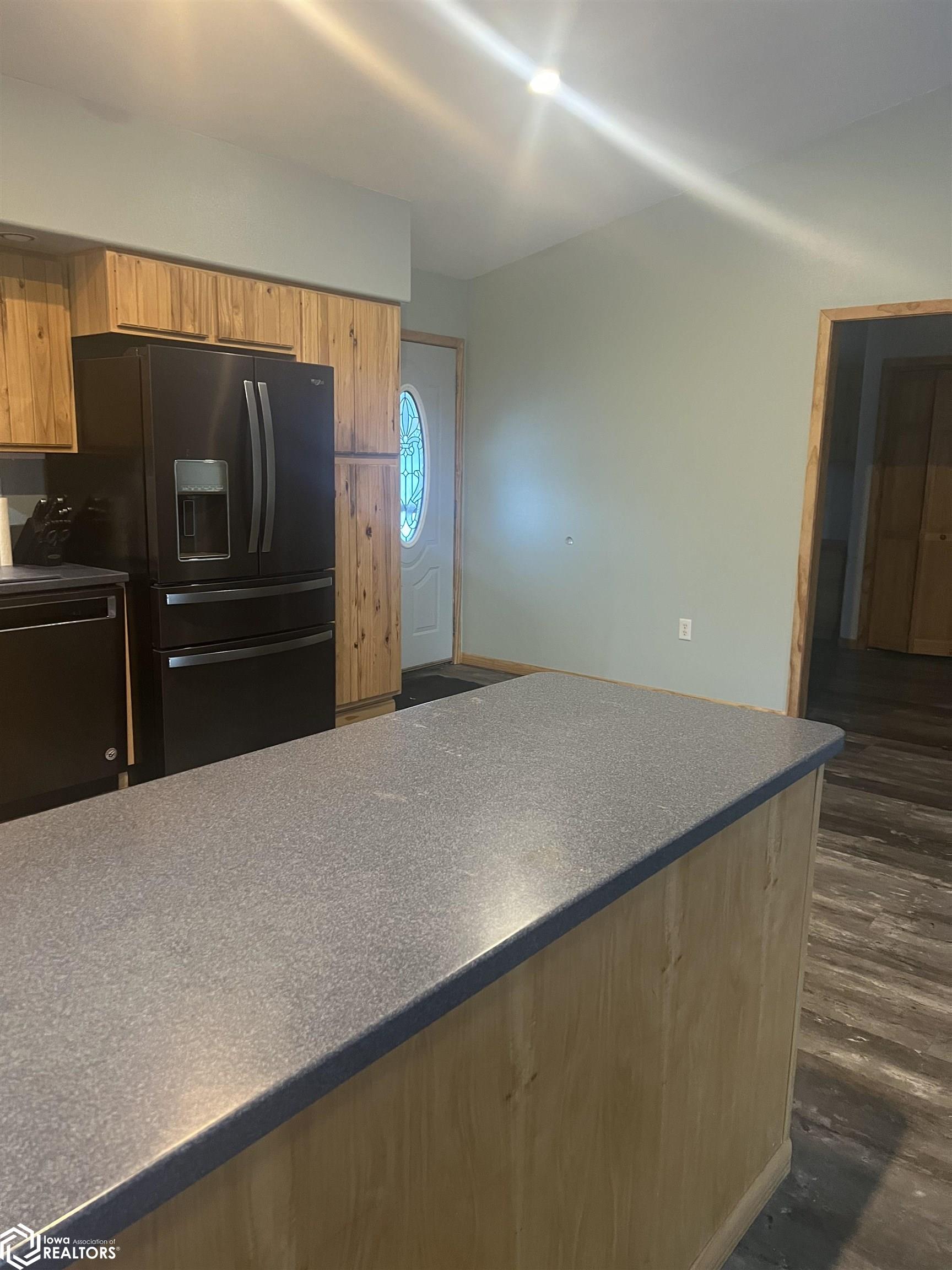 Kitchen view to front entrance