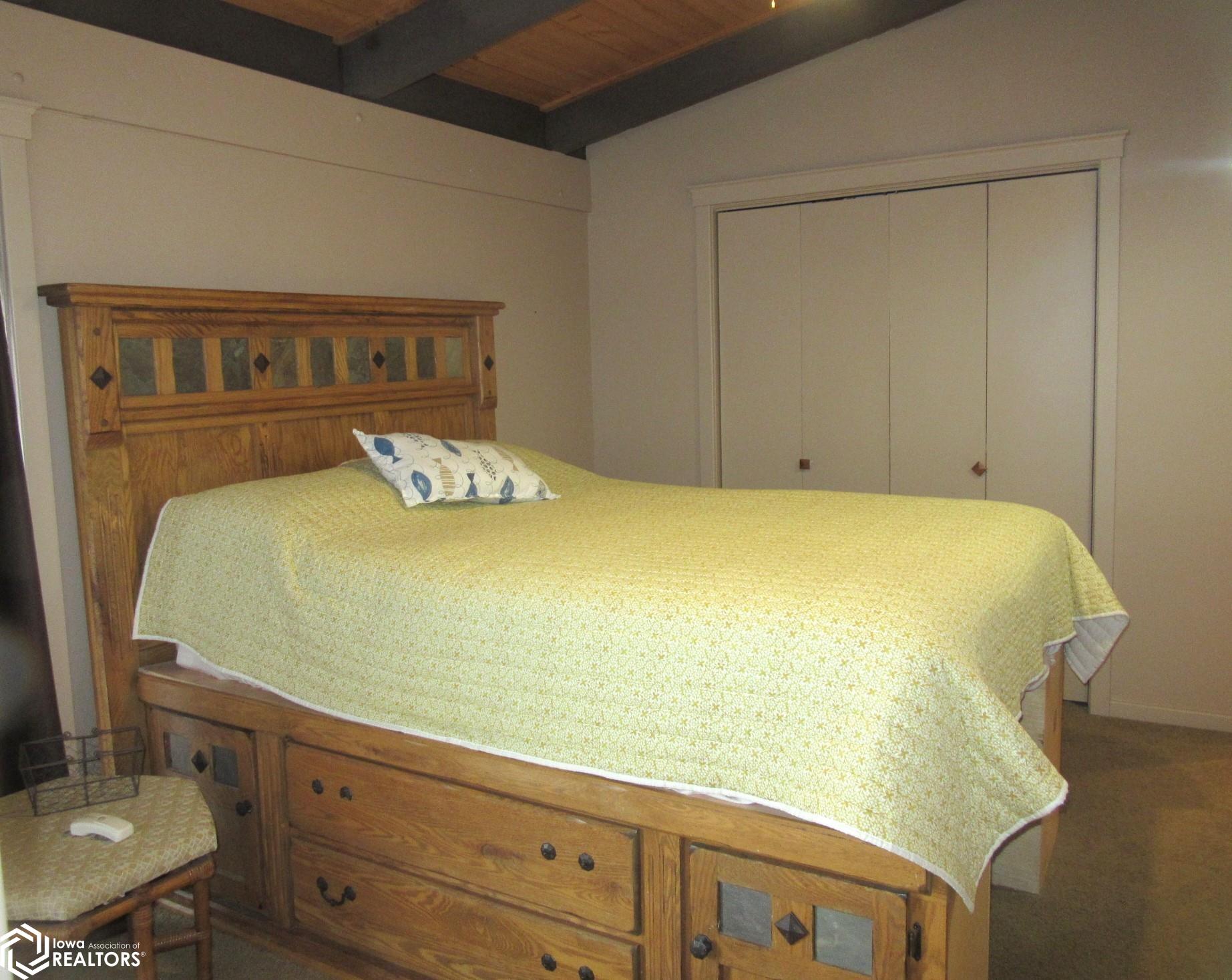 Bedroom with double closets, connect to bath.   Bedroom furniture will stay. Excluding mattress.