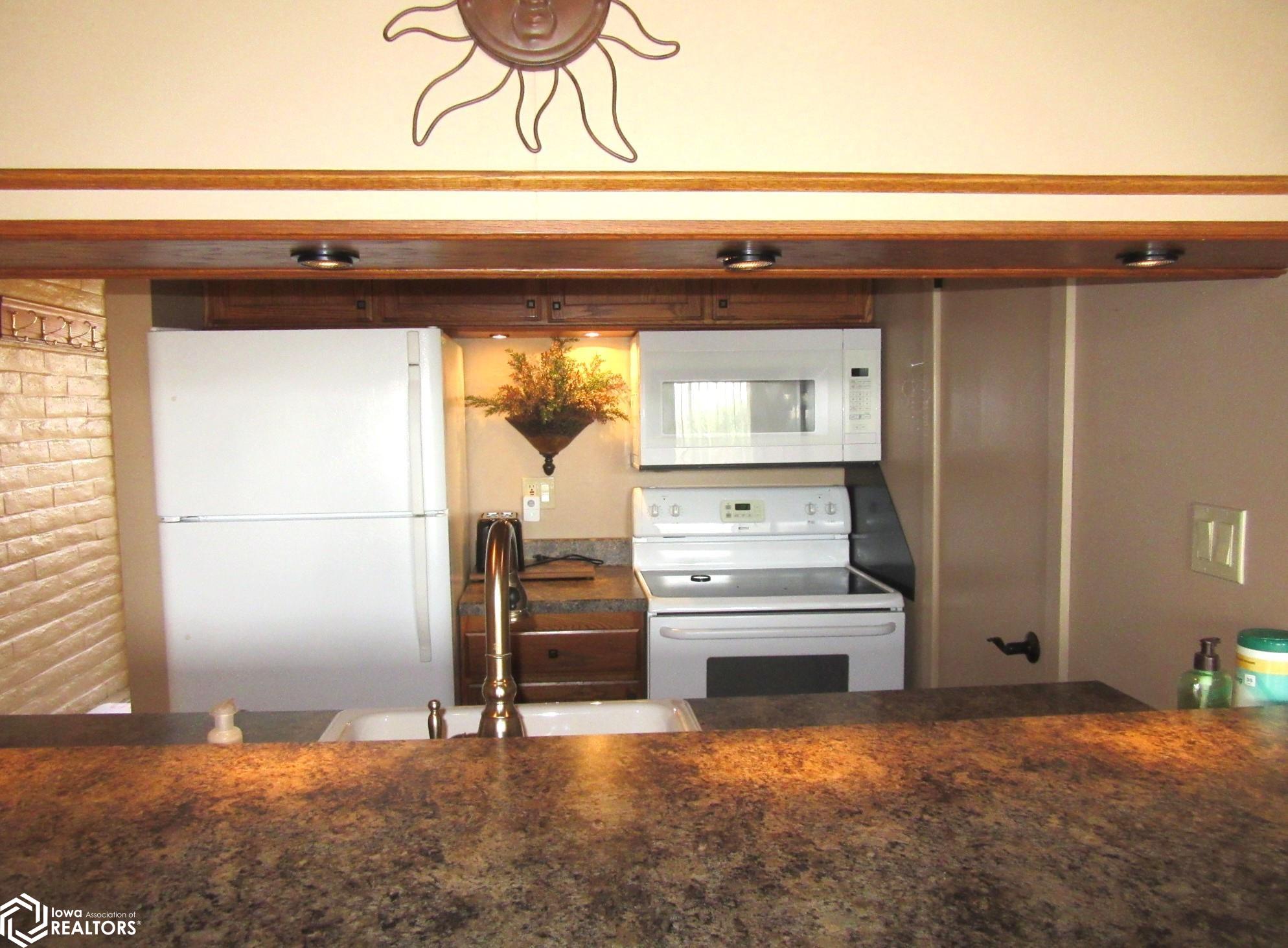 Kitchen -- A peak into the kitchen